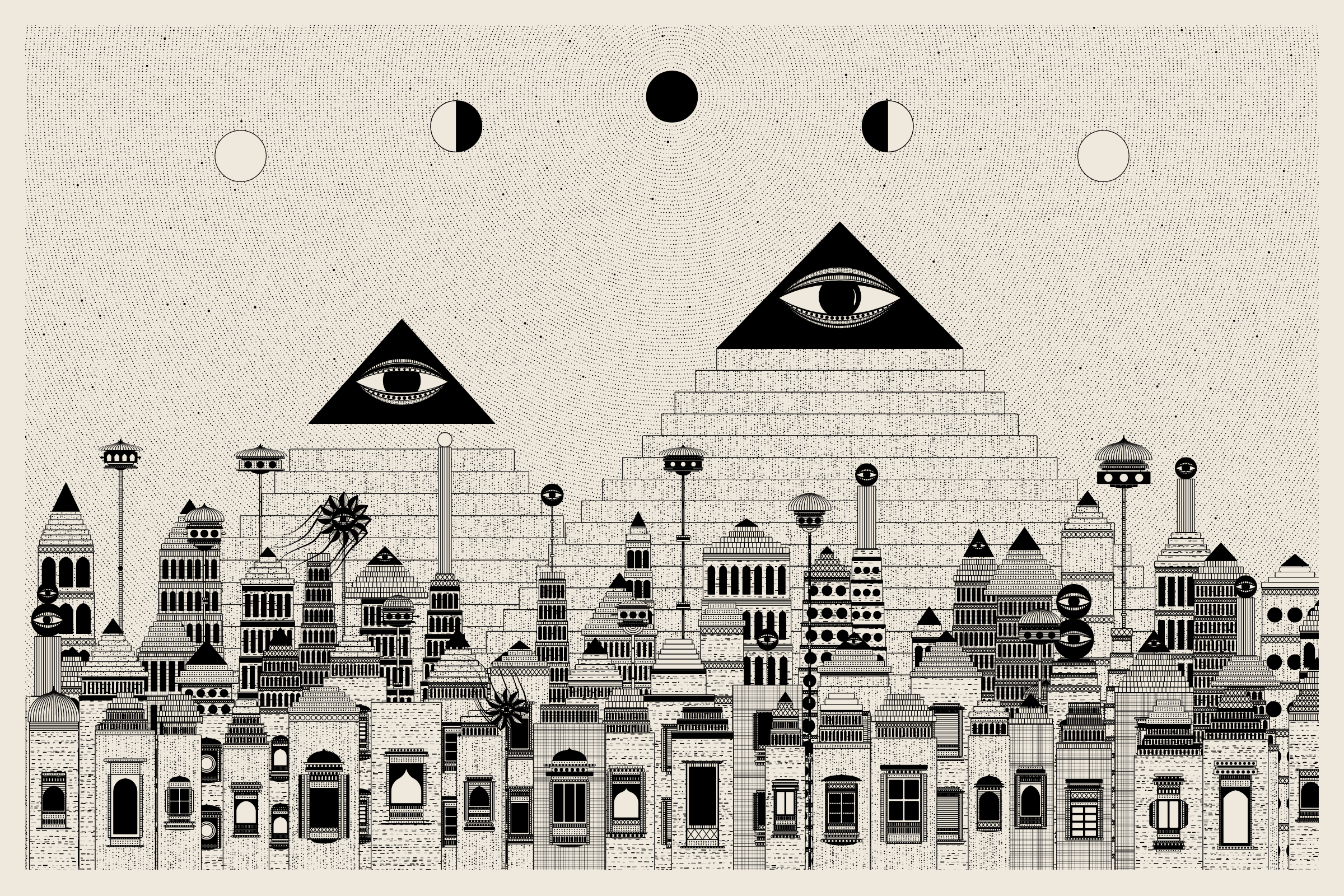 Art Blocks - Art Blocks v2 - Alan Ki Aankhen #338 - NFT # 333000338