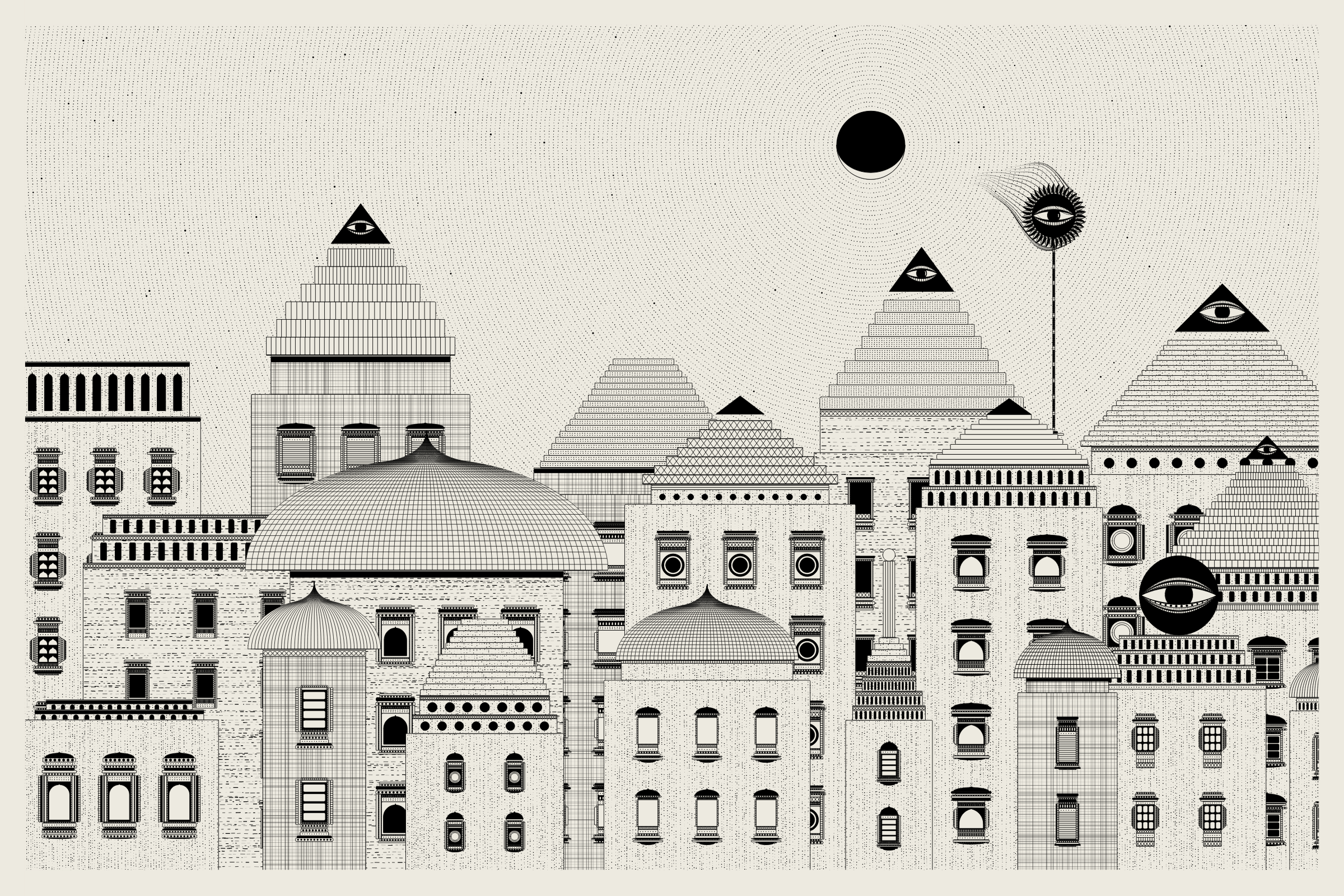 Art Blocks - Art Blocks v2 - Alan Ki Aankhen #339 - NFT # 333000339