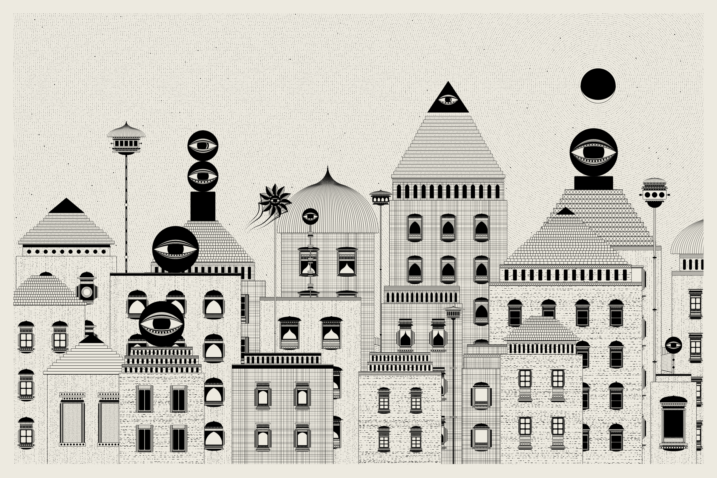 Art Blocks - Art Blocks v2 - Alan Ki Aankhen #340 - NFT # 333000340