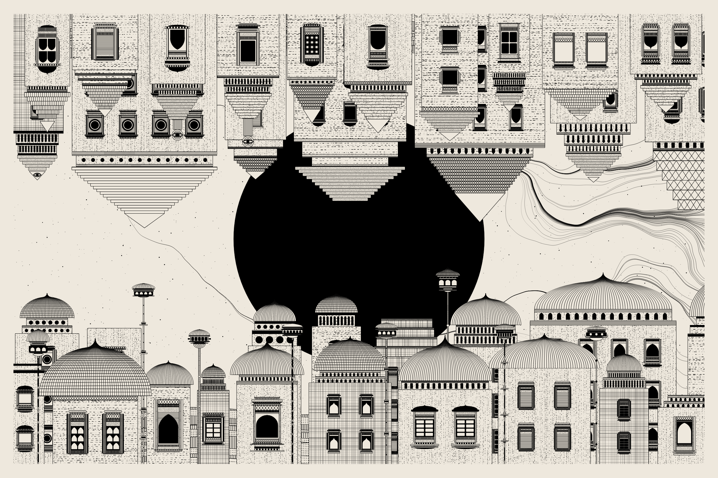 Art Blocks - Art Blocks v2 - Alan Ki Aankhen #341 - NFT # 333000341