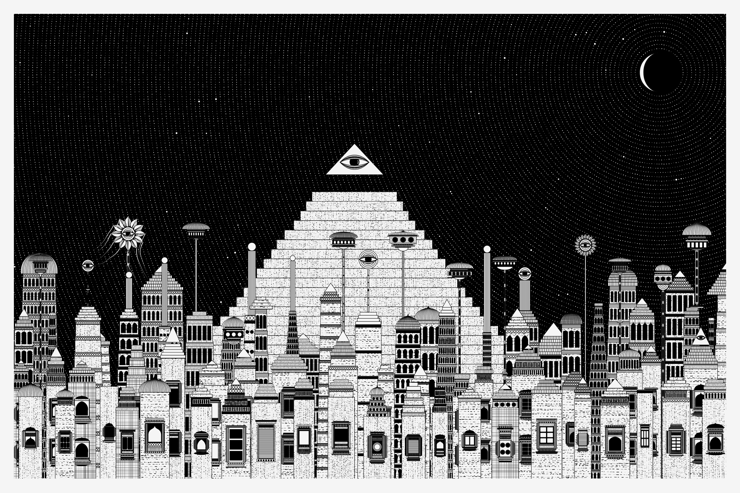 Art Blocks - Art Blocks v2 - Alan Ki Aankhen #347 - NFT # 333000347