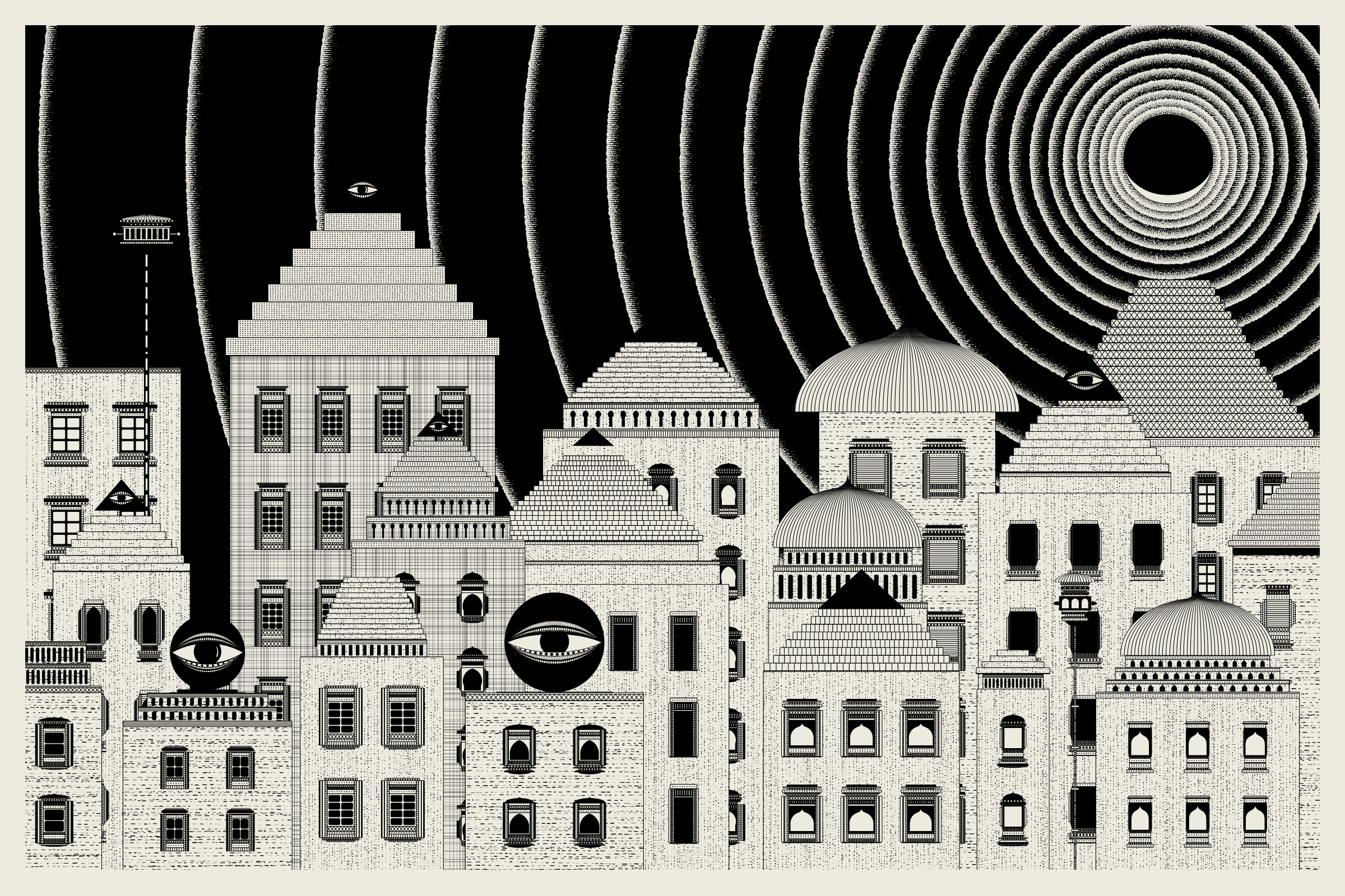 Art Blocks - Art Blocks v2 - Alan Ki Aankhen #348 - NFT # 333000348