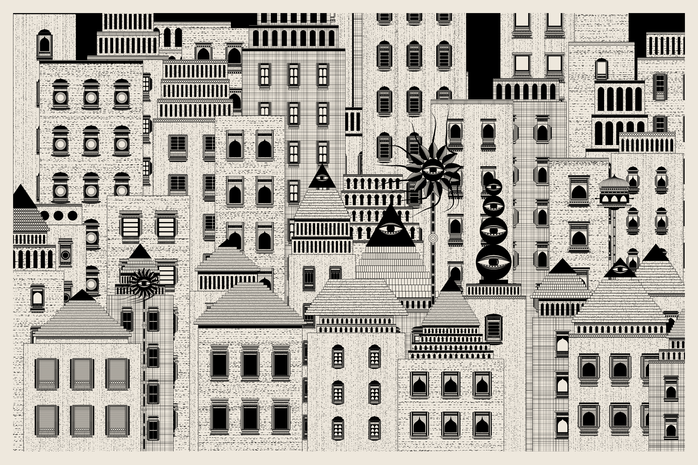 Art Blocks - Art Blocks v2 - Alan Ki Aankhen #358 - NFT # 333000358