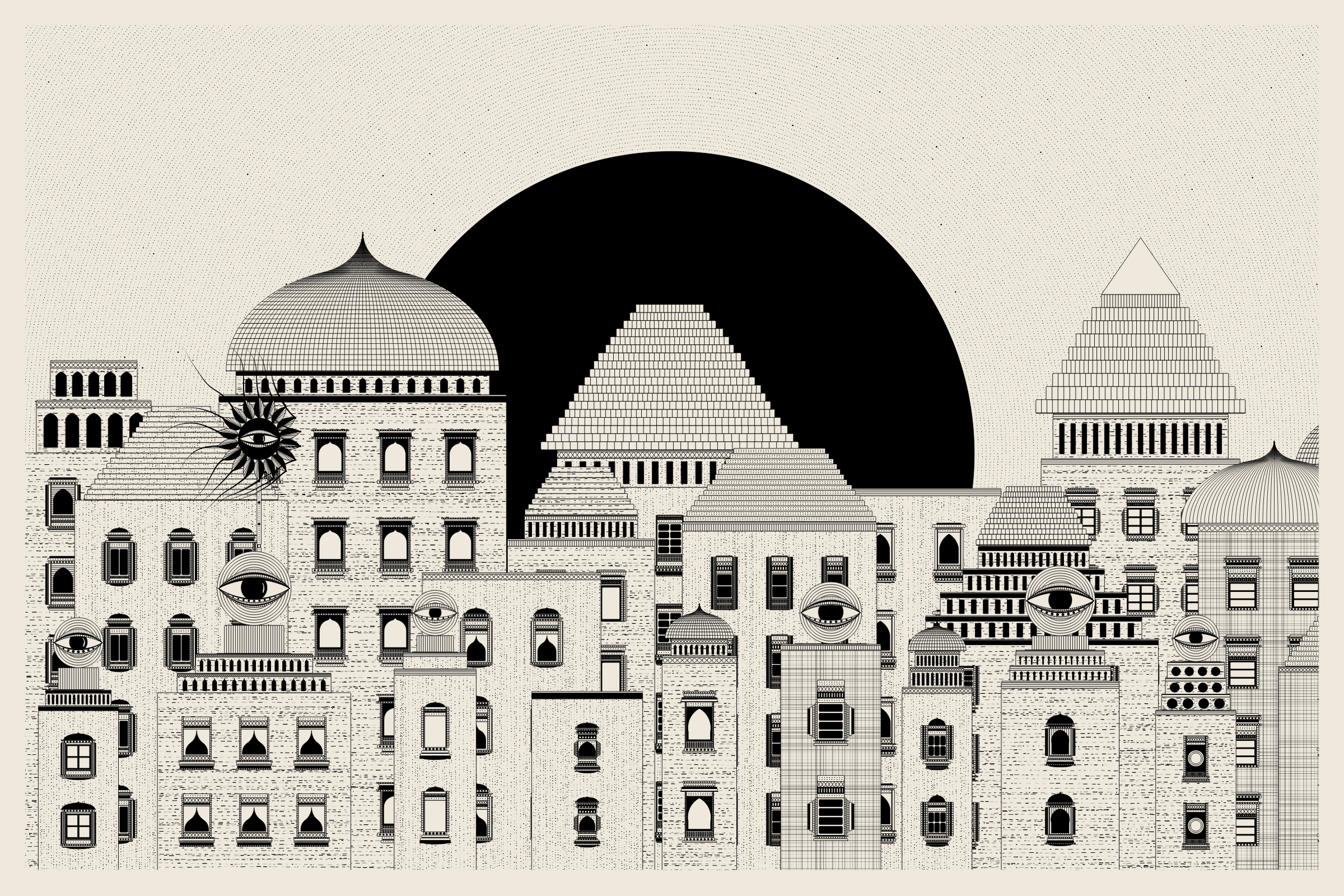 Art Blocks - Art Blocks v2 - Alan Ki Aankhen #360 - NFT # 333000360