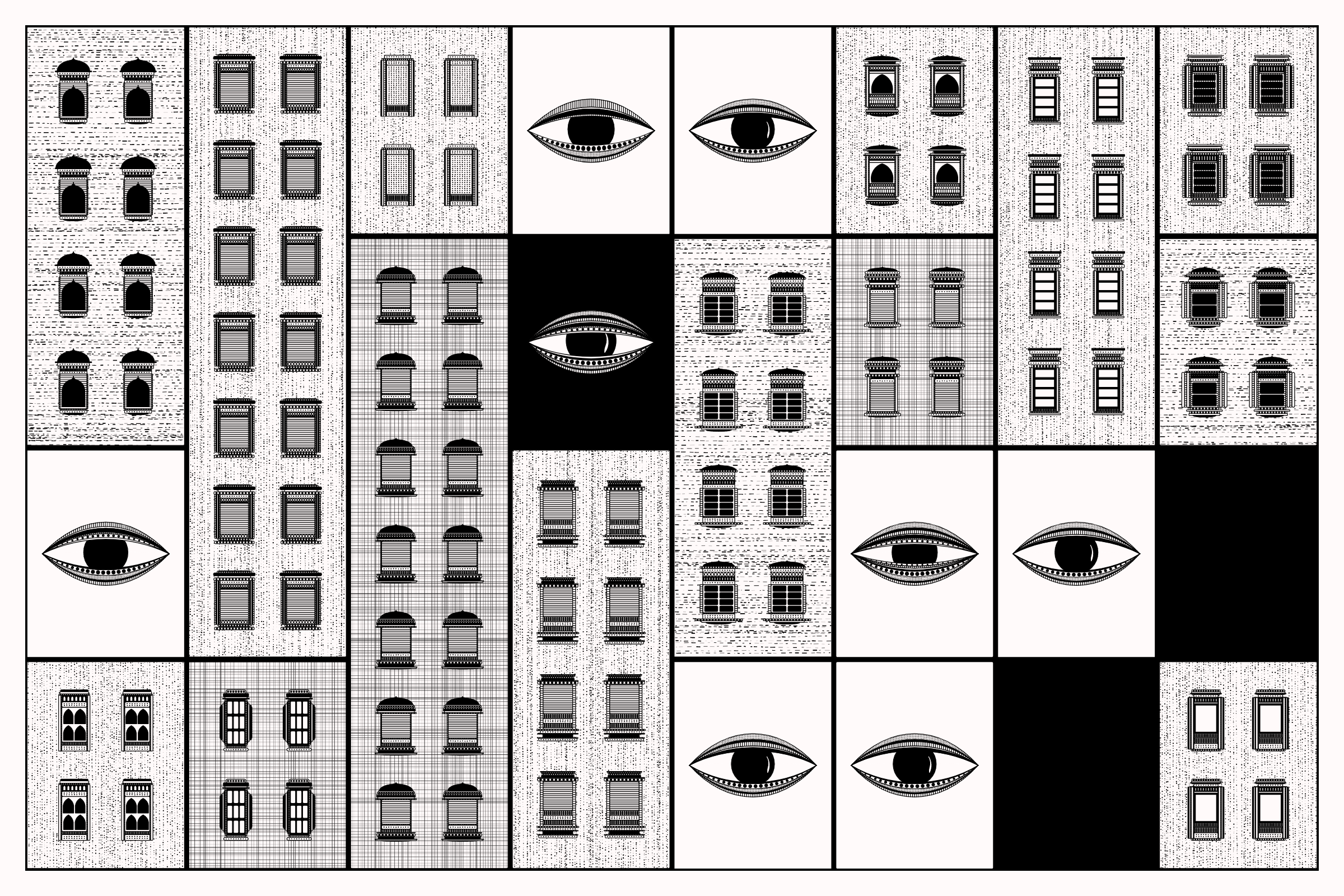 Art Blocks - Art Blocks v2 - Alan Ki Aankhen #361 - NFT # 333000361