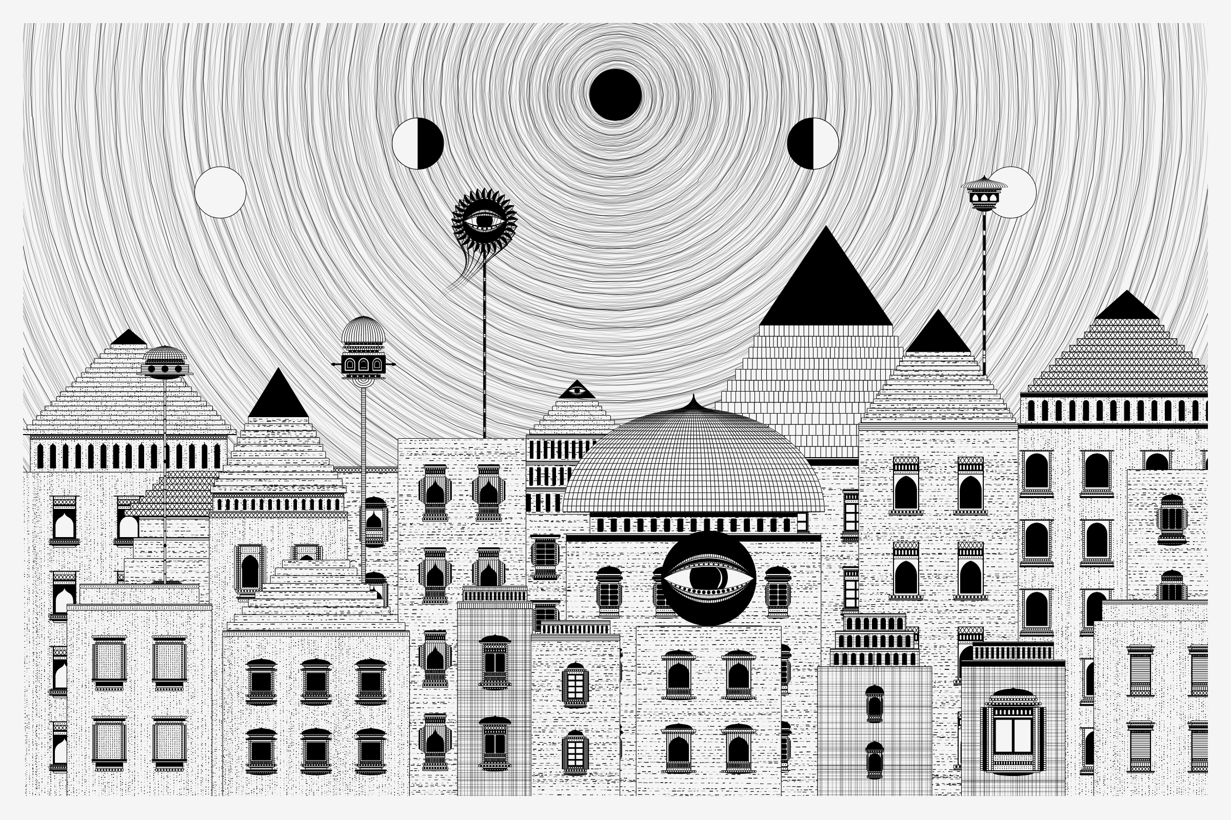 Art Blocks - Art Blocks v2 - Alan Ki Aankhen #362 - NFT # 333000362