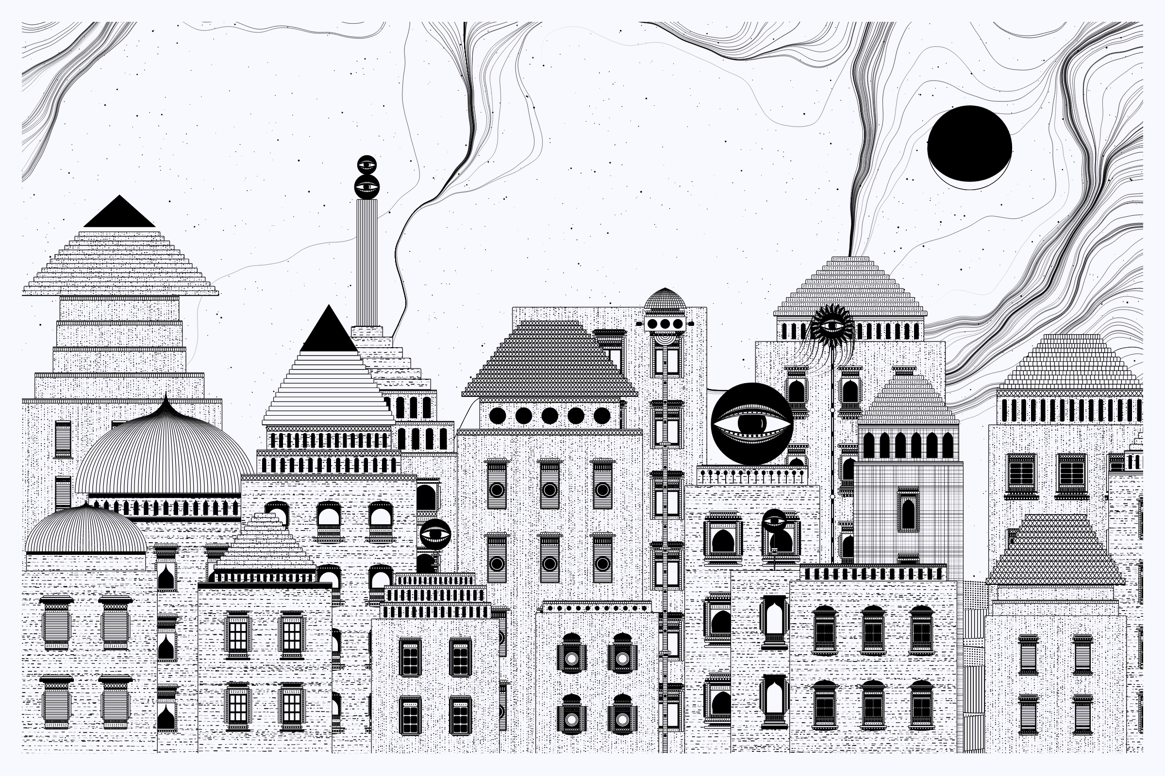 Art Blocks - Art Blocks v2 - Alan Ki Aankhen #365 - NFT # 333000365