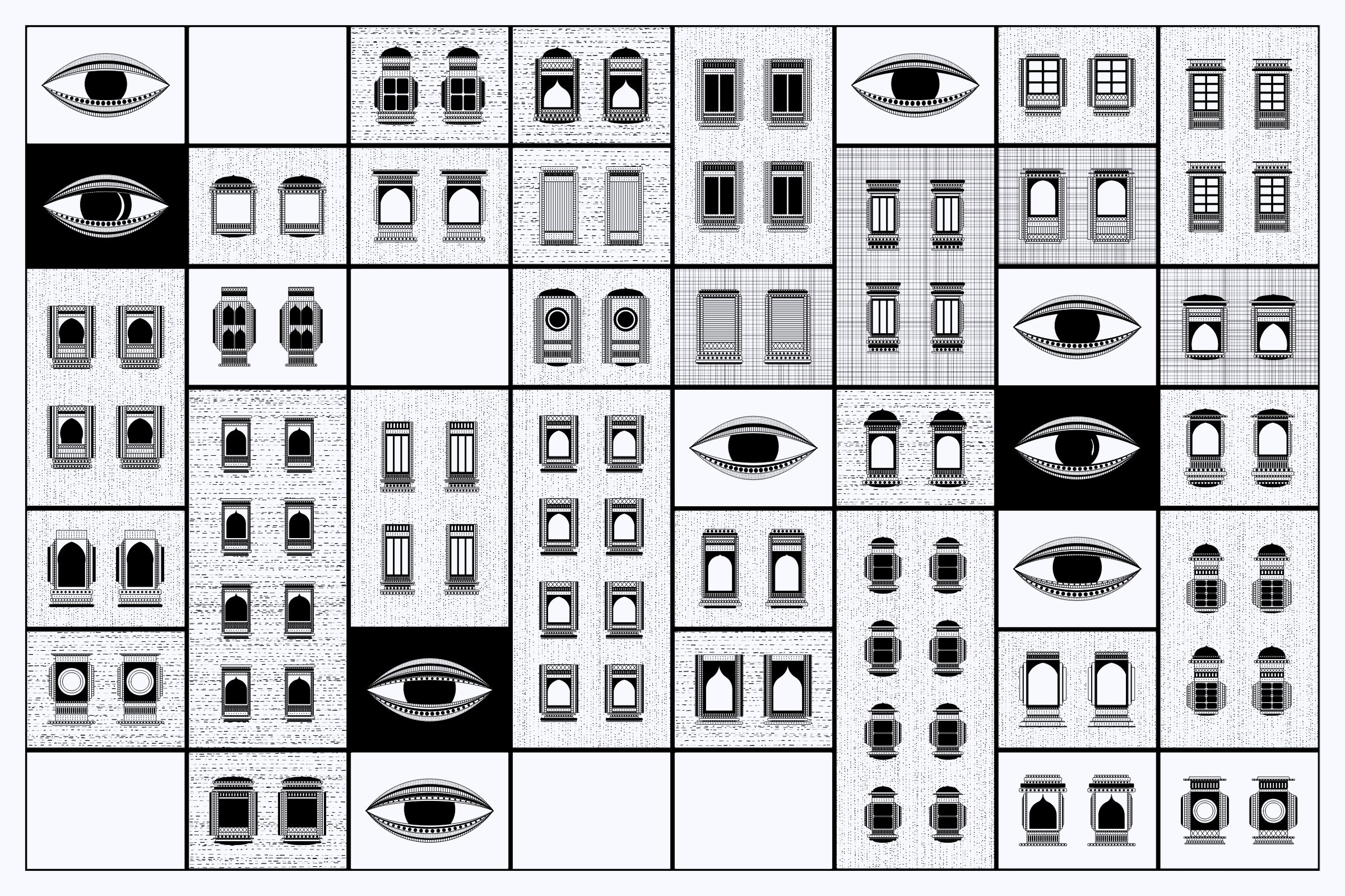 Art Blocks - Art Blocks v2 - Alan Ki Aankhen #374 - NFT # 333000374