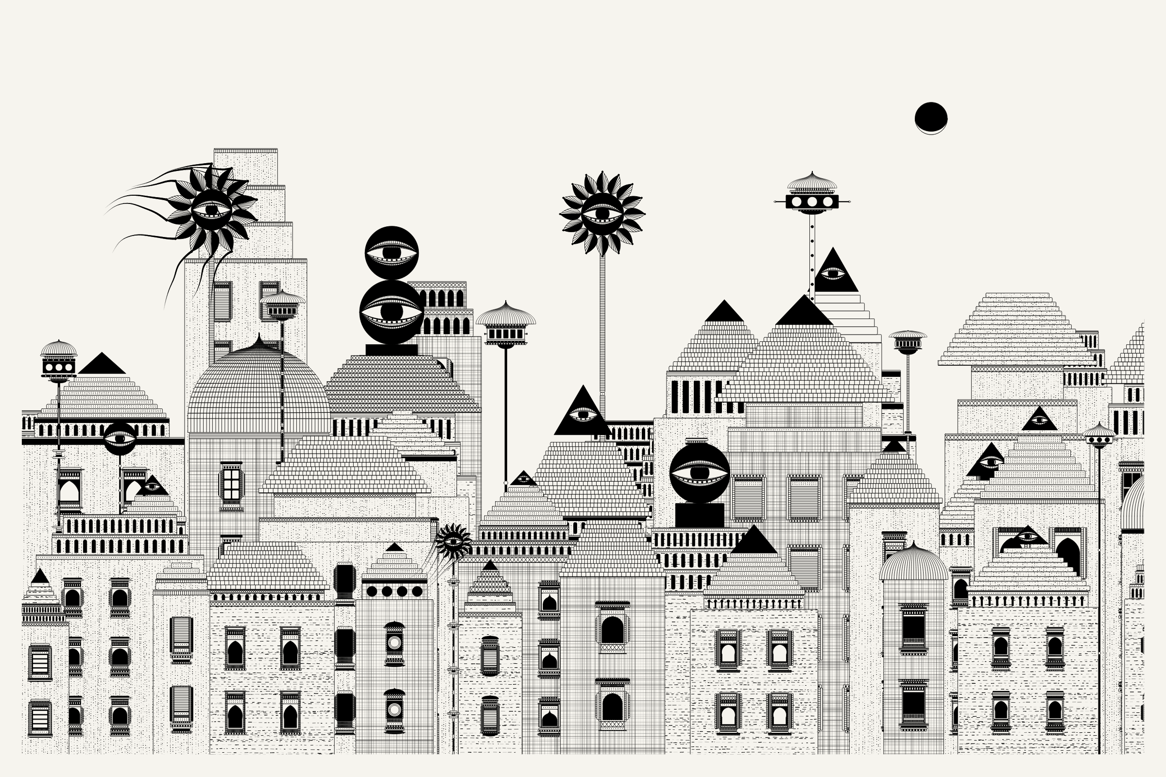 Art Blocks - Art Blocks v2 - Alan Ki Aankhen #386 - NFT # 333000386