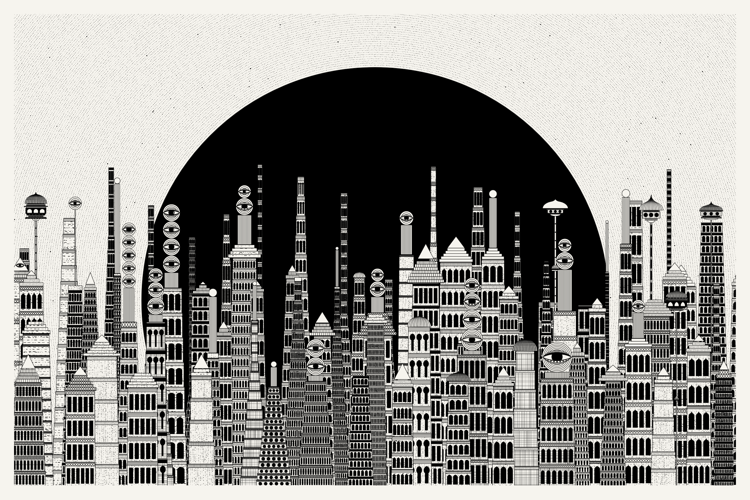 Art Blocks - Art Blocks v2 - Alan Ki Aankhen #387 - NFT # 333000387