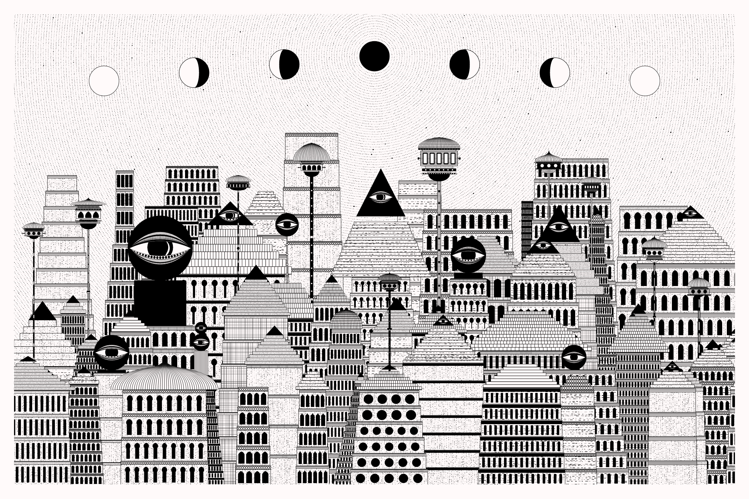 Art Blocks - Art Blocks v2 - Alan Ki Aankhen #392 - NFT # 333000392