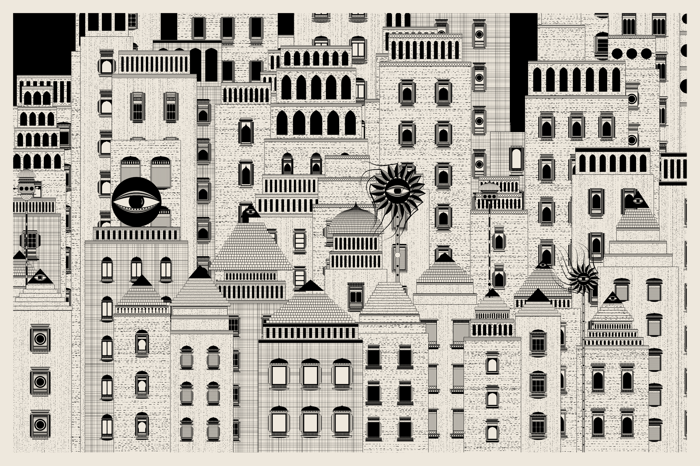 Art Blocks - Art Blocks v2 - Alan Ki Aankhen #394 - NFT # 333000394