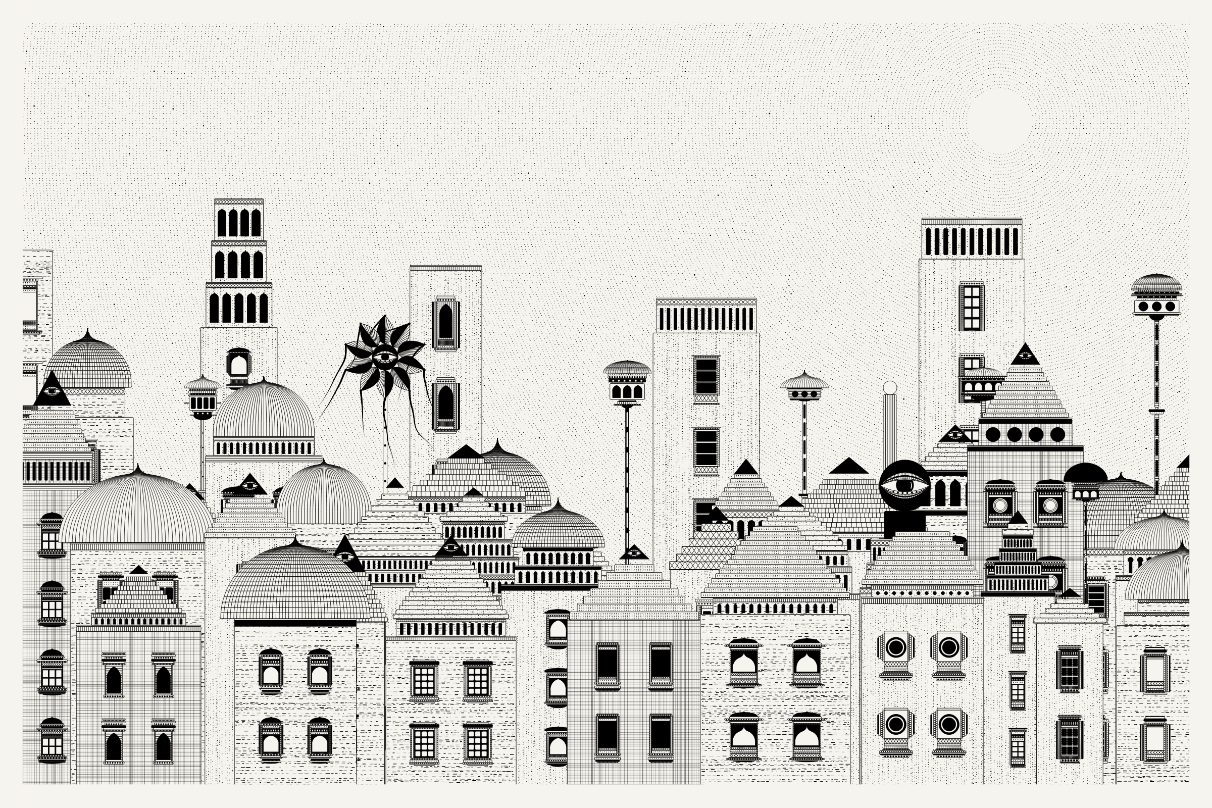 Art Blocks - Art Blocks v2 - Alan Ki Aankhen #399 - NFT # 333000399