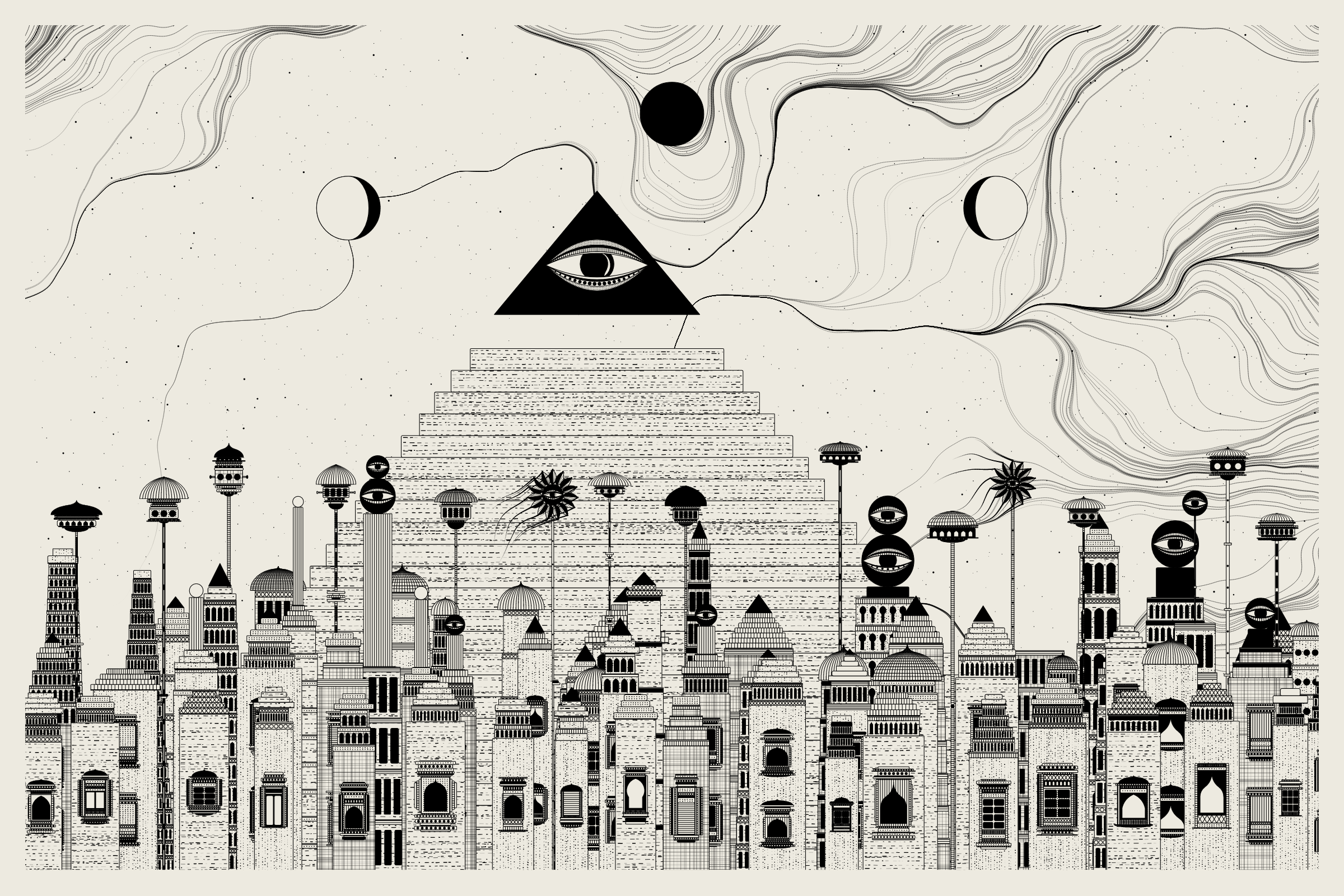 Art Blocks - Art Blocks v2 - Alan Ki Aankhen #402 - NFT # 333000402