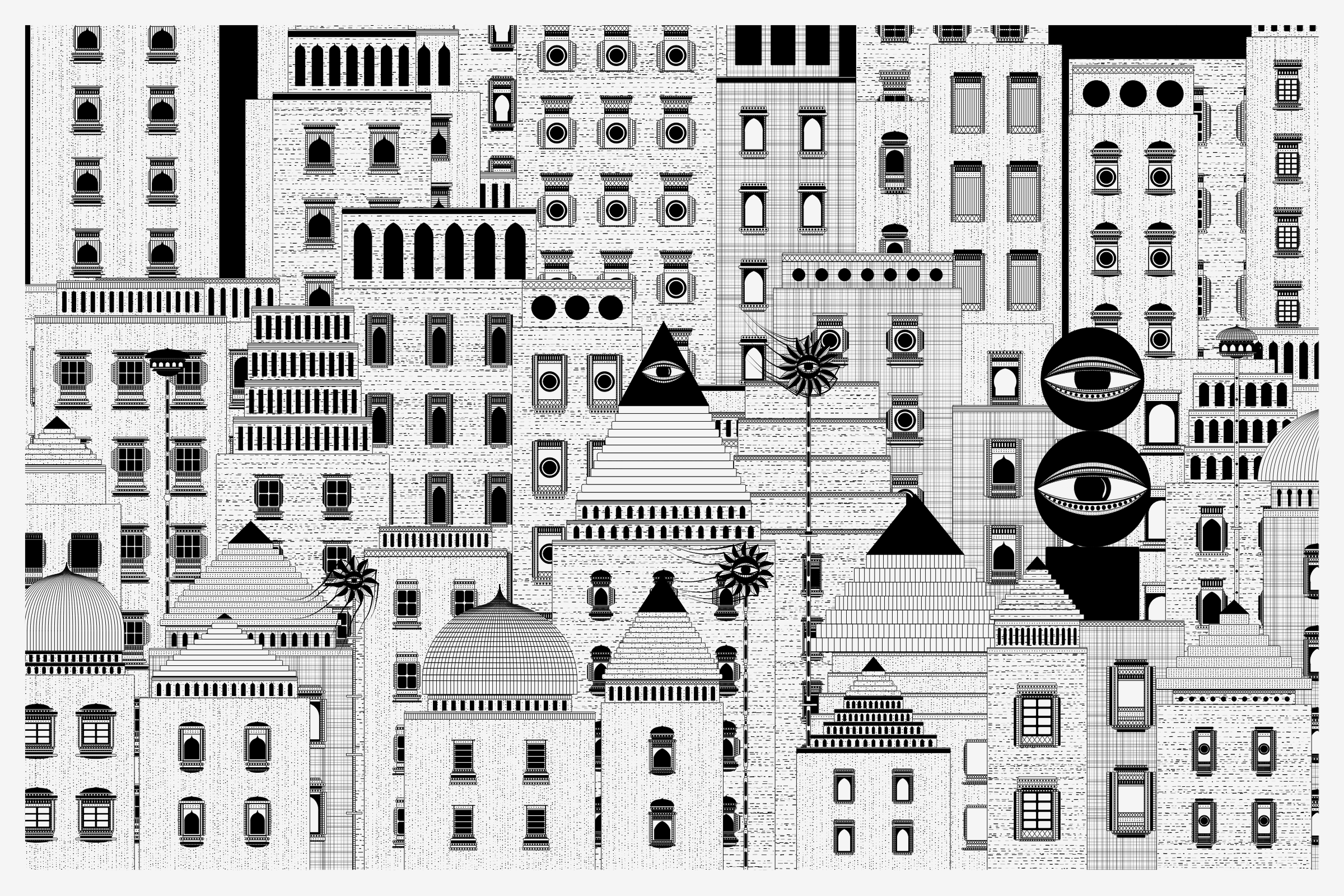 Art Blocks - Art Blocks v2 - Alan Ki Aankhen #407 - NFT # 333000407