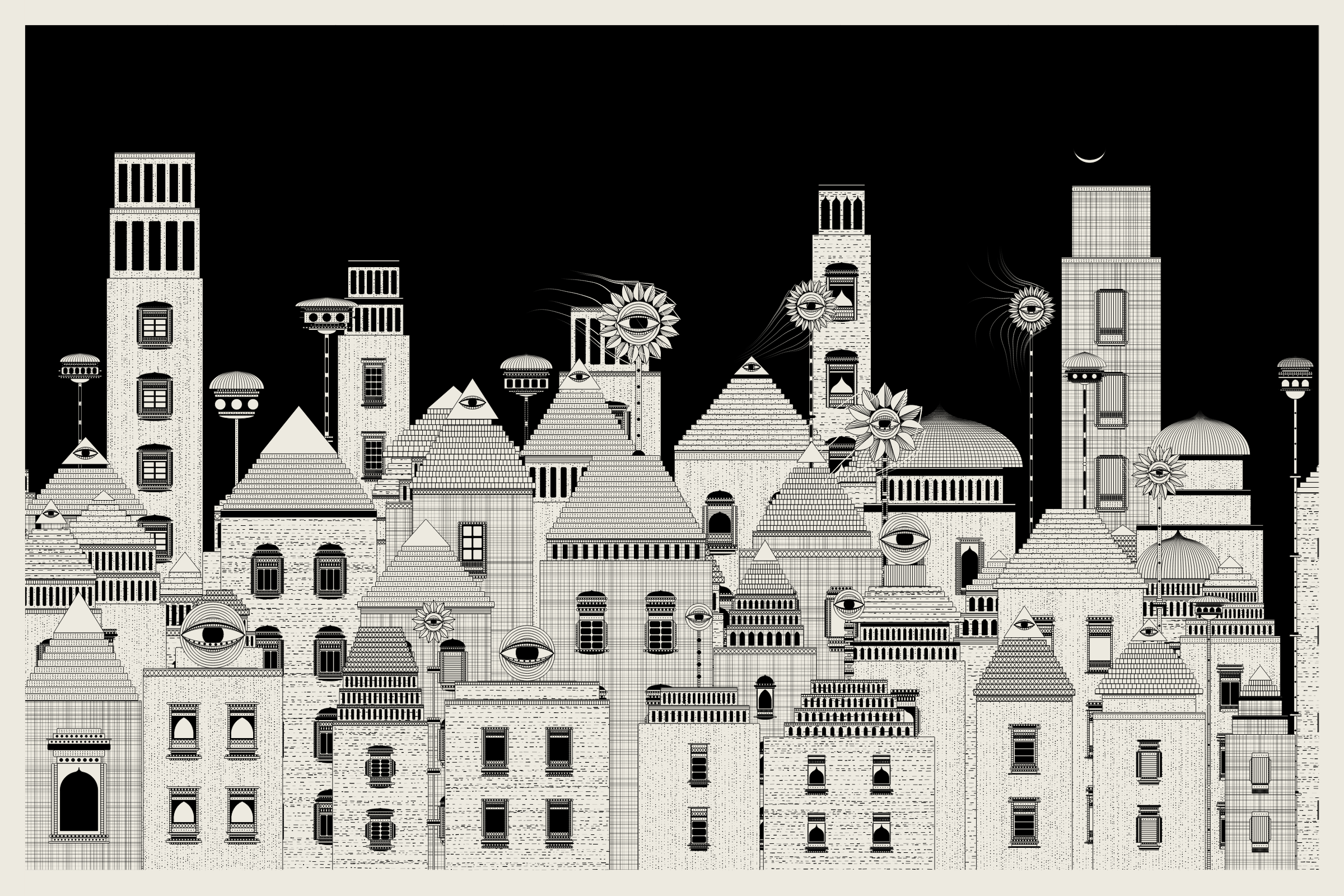 Art Blocks - Art Blocks v2 - Alan Ki Aankhen #408 - NFT # 333000408