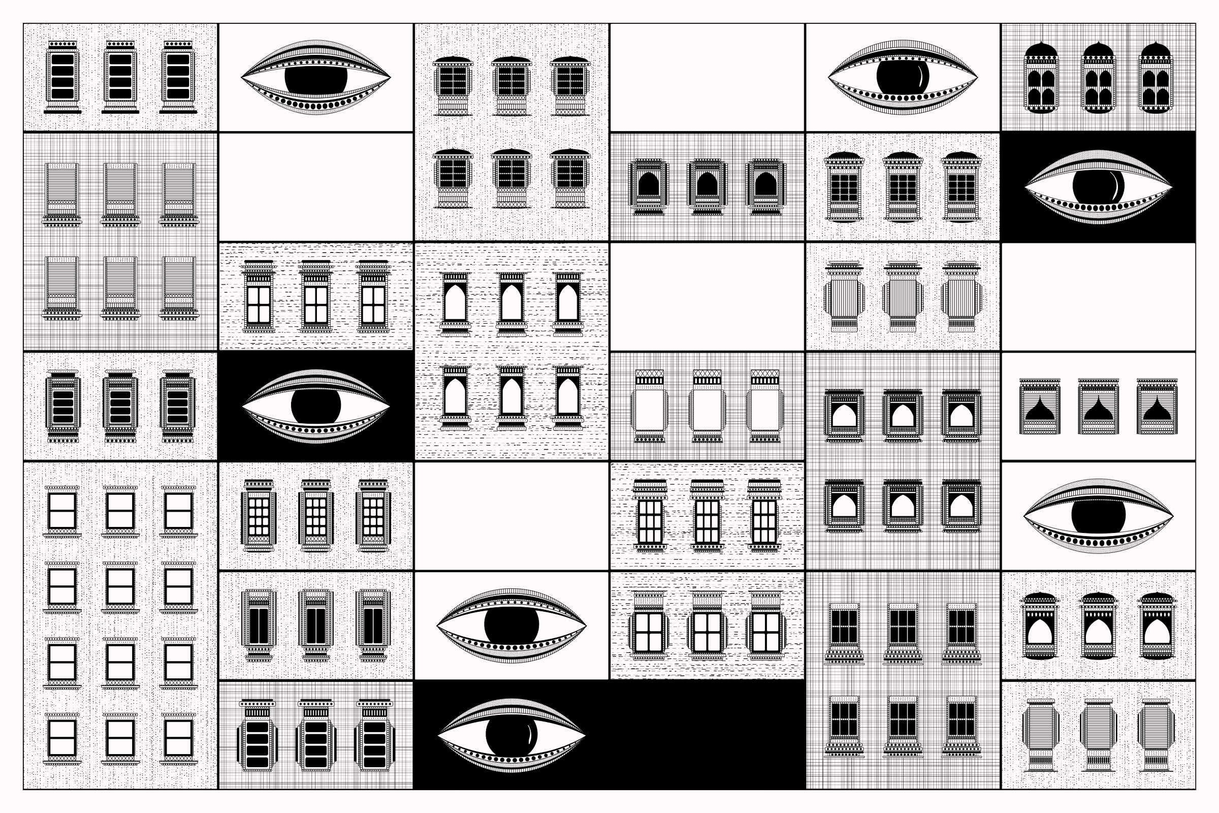 Art Blocks - Art Blocks v2 - Alan Ki Aankhen #416 - NFT # 333000416