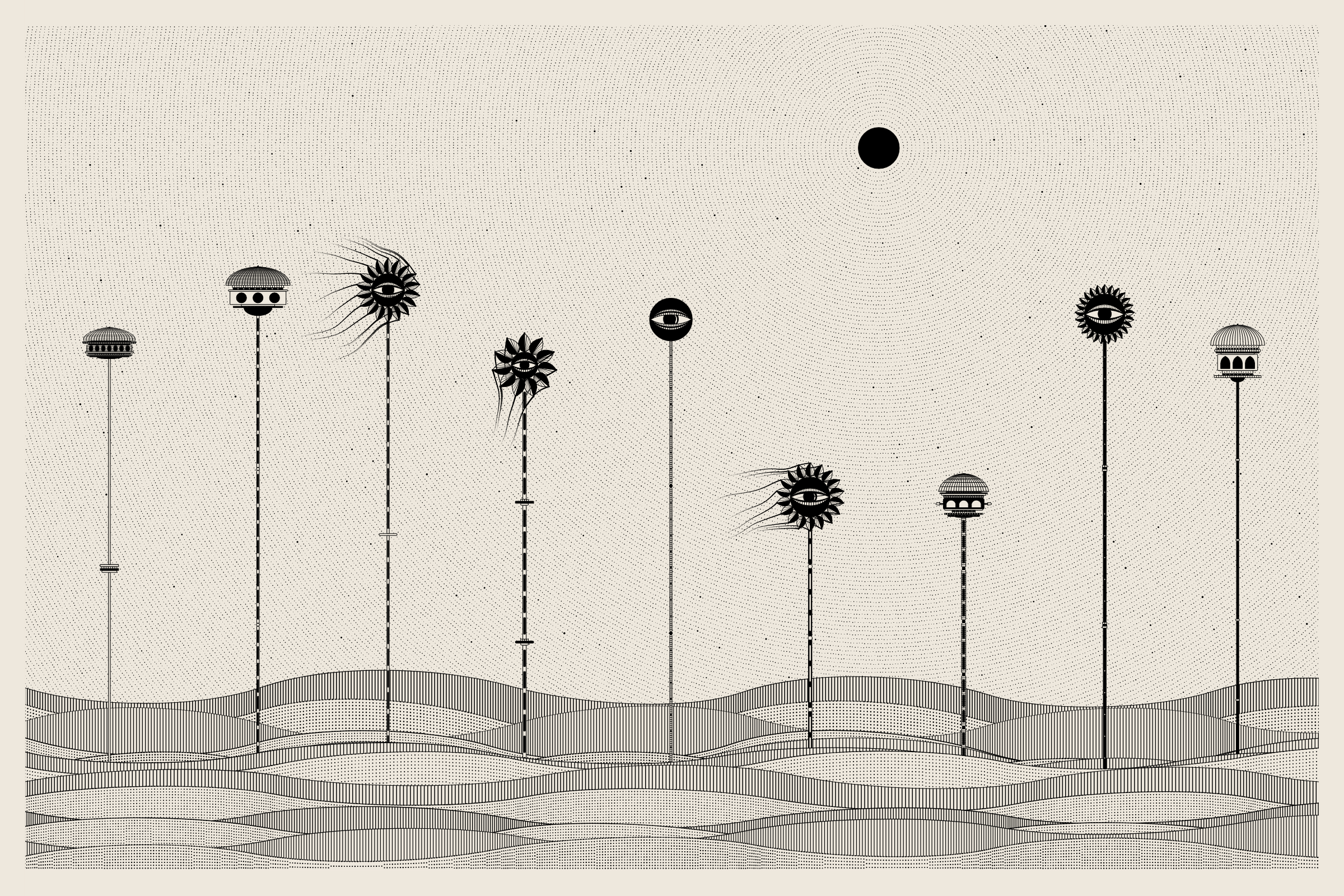 Art Blocks - Art Blocks v2 - Alan Ki Aankhen #420 - NFT # 333000420