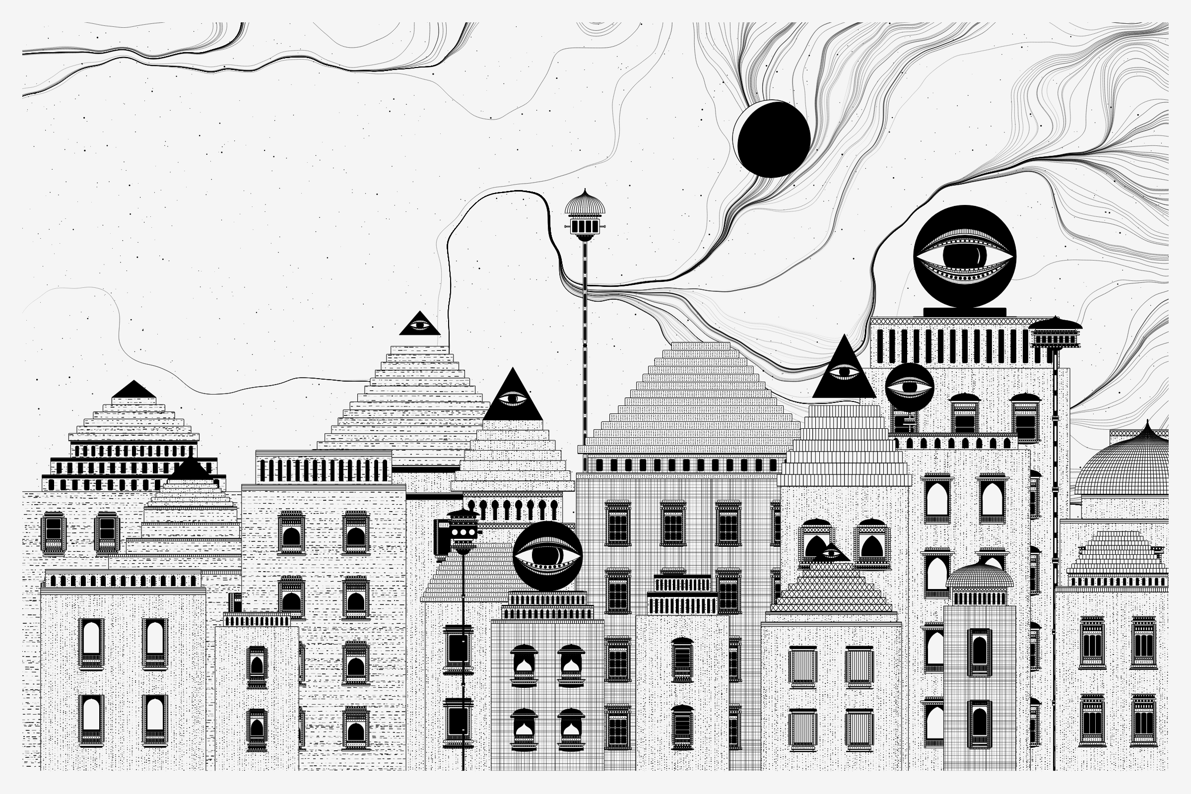 Art Blocks - Art Blocks v2 - Alan Ki Aankhen #423 - NFT # 333000423