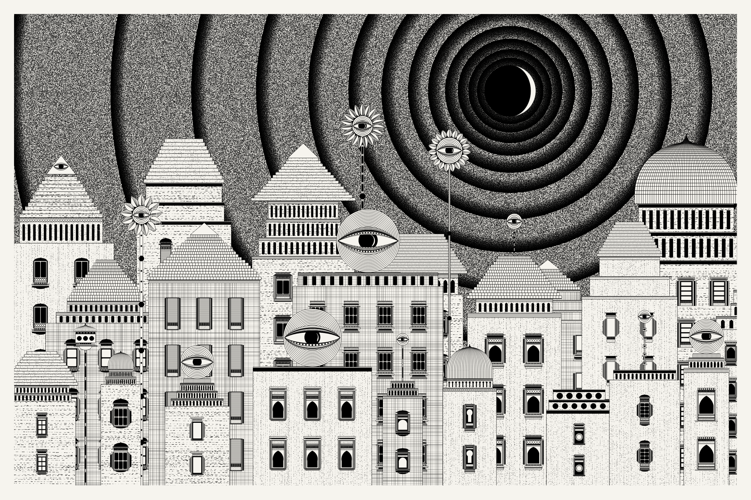 Art Blocks - Art Blocks v2 - Alan Ki Aankhen #424 - NFT # 333000424