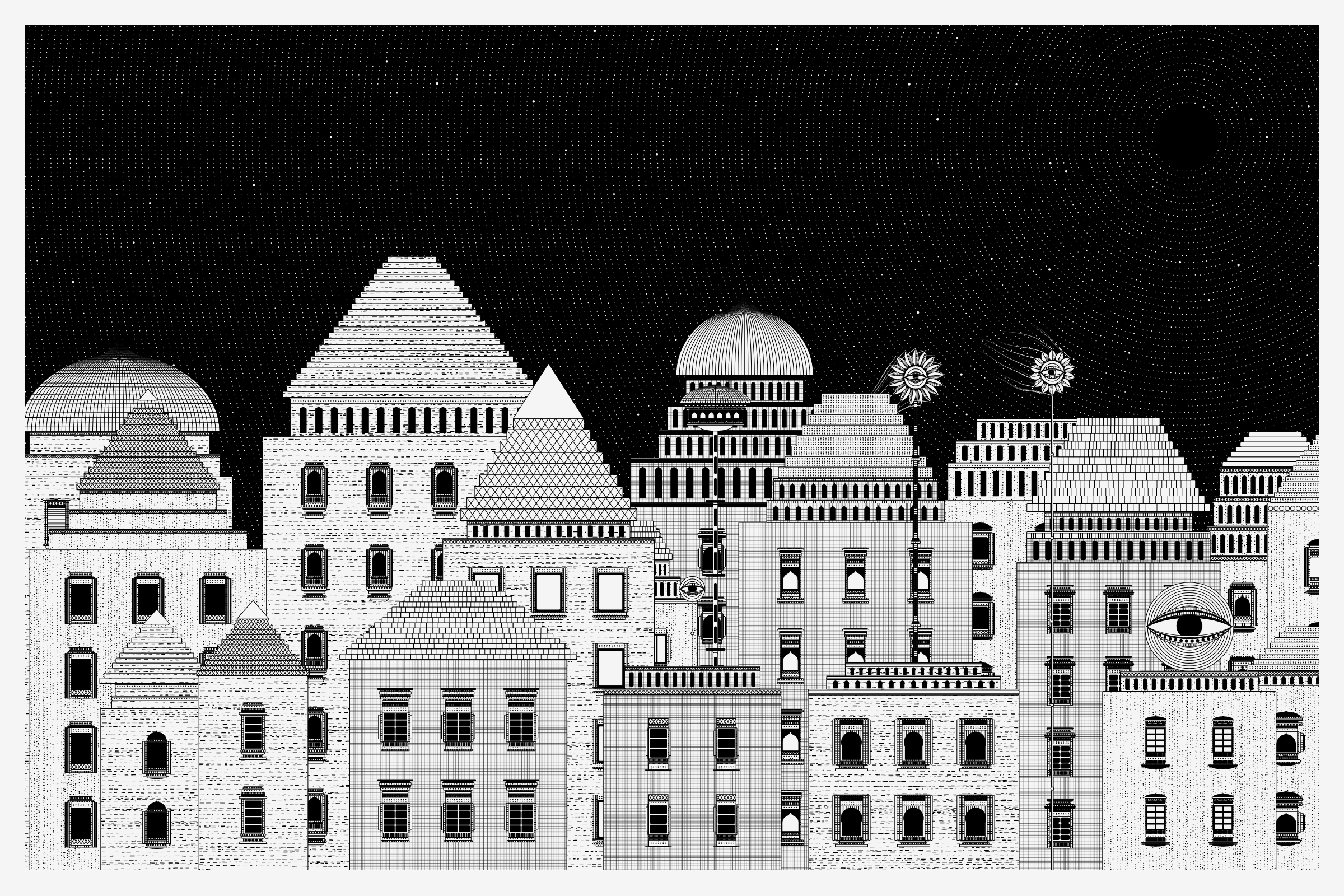 Art Blocks - Art Blocks v2 - Alan Ki Aankhen #428 - NFT # 333000428