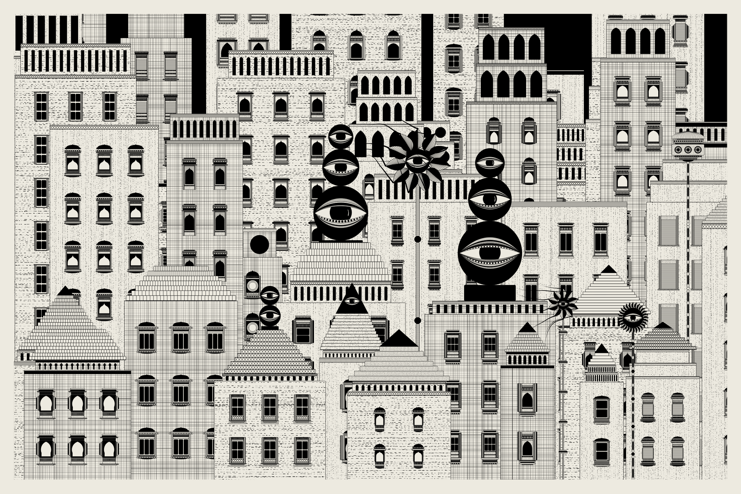 Art Blocks - Art Blocks v2 - Alan Ki Aankhen #431 - NFT # 333000431