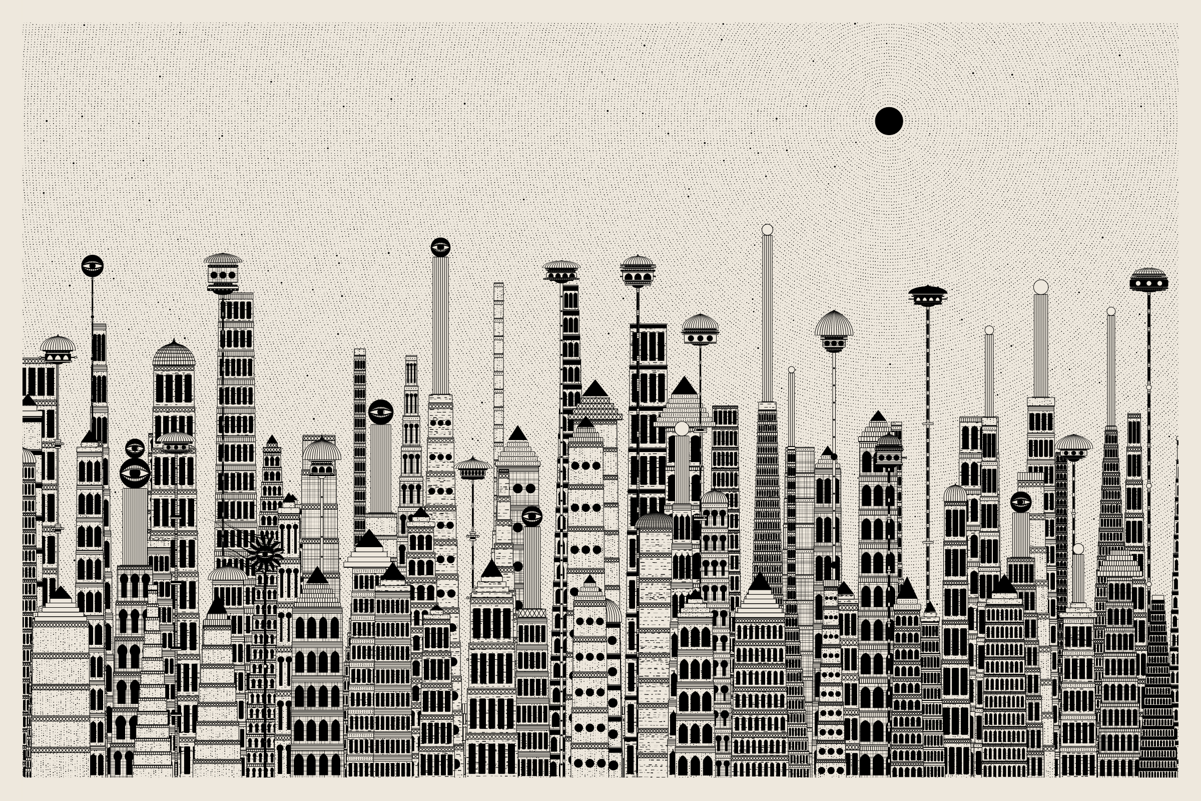 Art Blocks - Art Blocks v2 - Alan Ki Aankhen #433 - NFT # 333000433