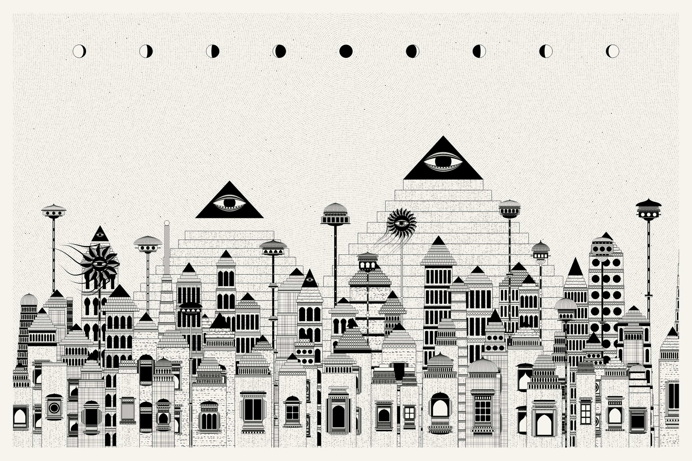 Art Blocks - Art Blocks v2 - Alan Ki Aankhen #436 - NFT # 333000436