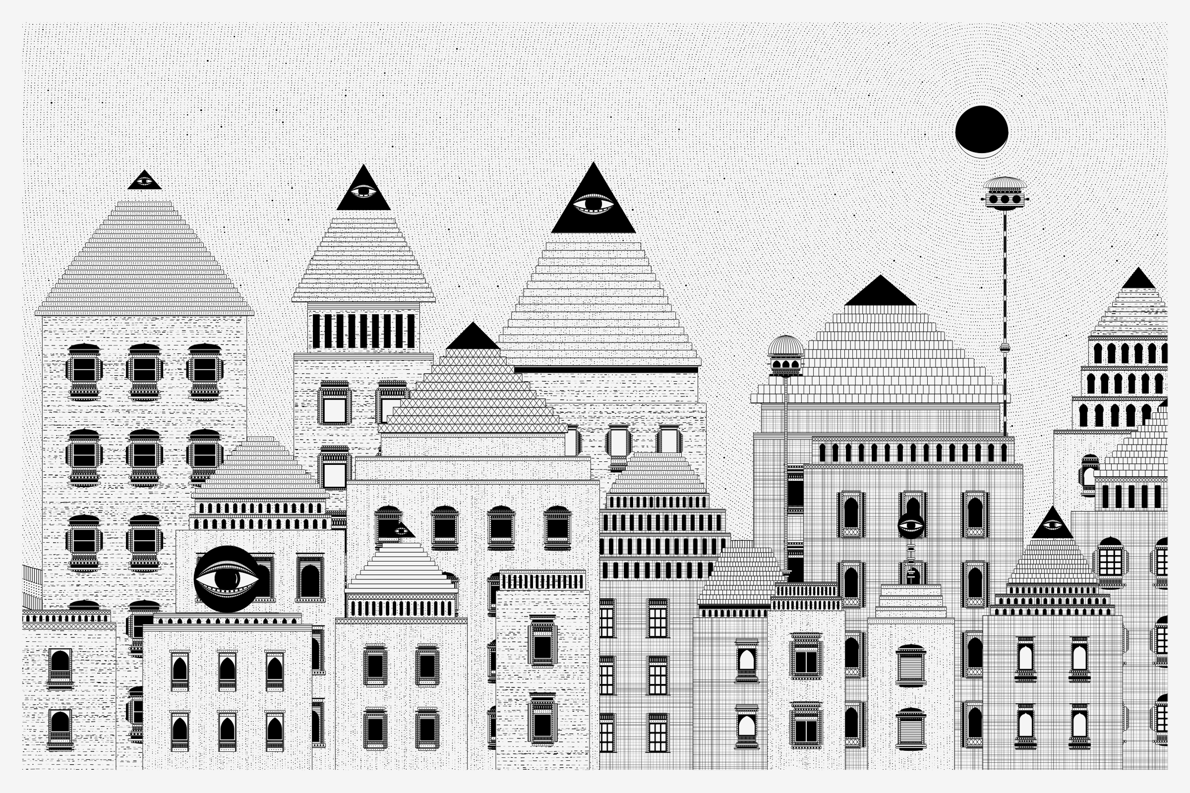 Art Blocks - Art Blocks v2 - Alan Ki Aankhen #438 - NFT # 333000438