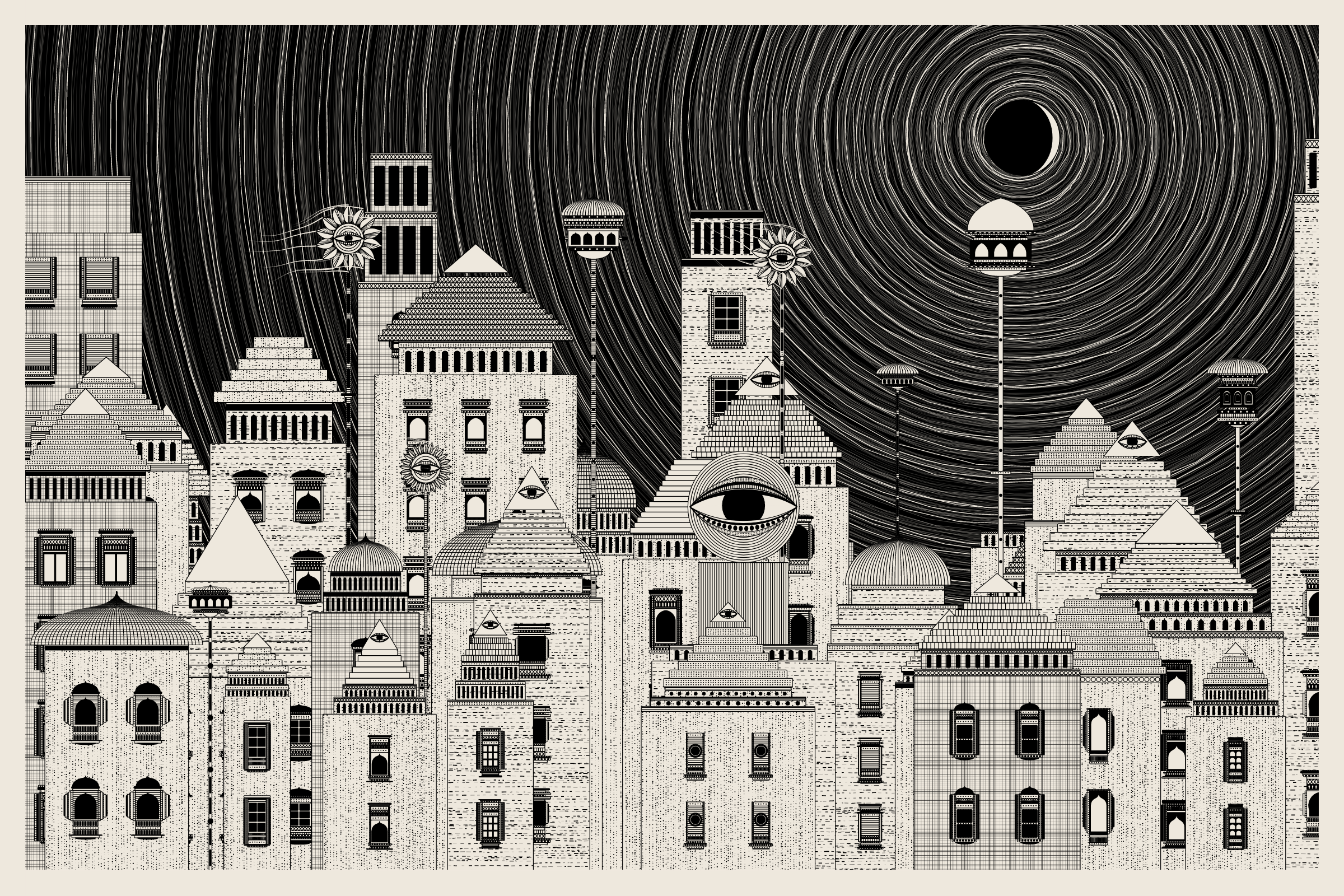 Art Blocks - Art Blocks v2 - Alan Ki Aankhen #439 - NFT # 333000439