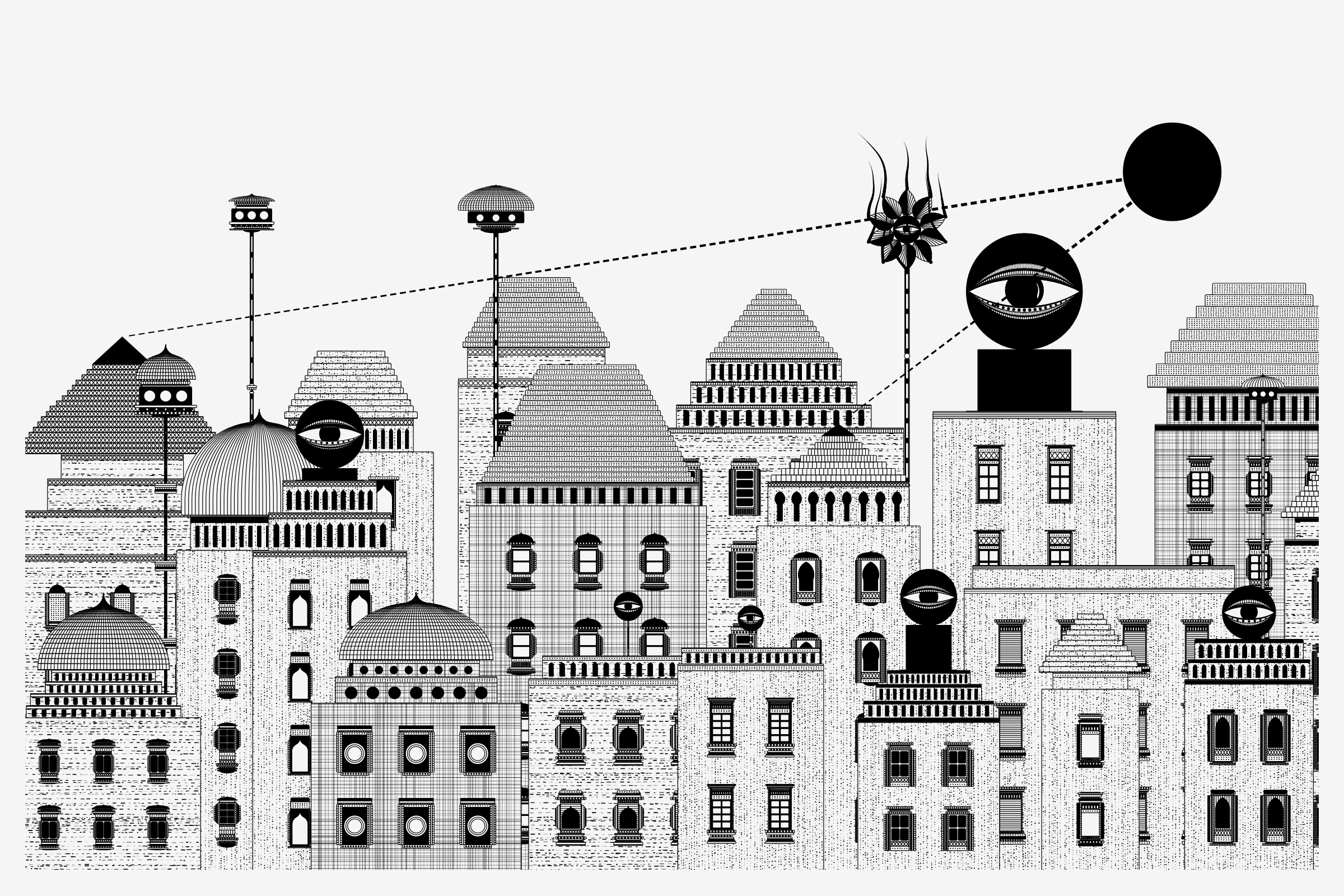 Art Blocks - Art Blocks v2 - Alan Ki Aankhen #440 - NFT # 333000440