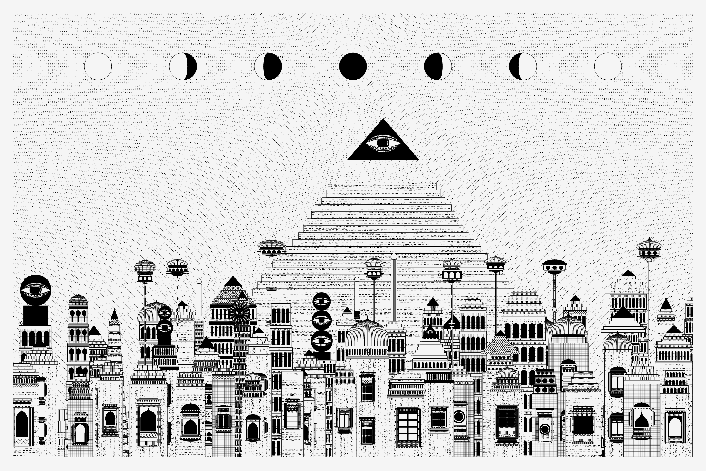 Art Blocks - Art Blocks v2 - Alan Ki Aankhen #447 - NFT # 333000447