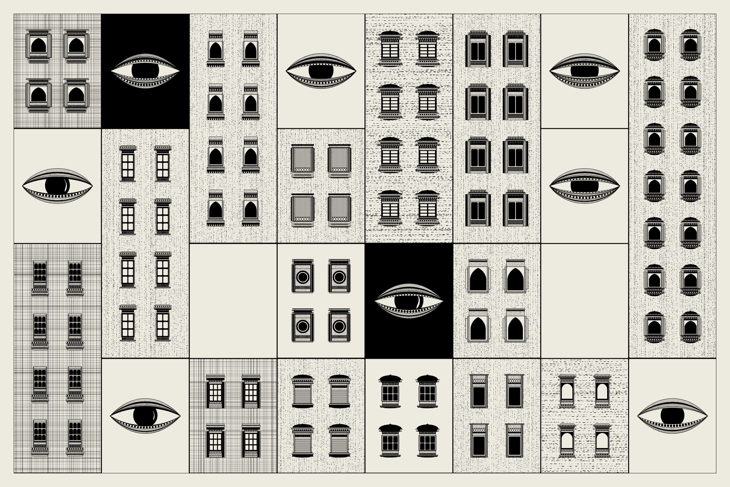 Art Blocks - Art Blocks v2 - Alan Ki Aankhen #448 - NFT # 333000448