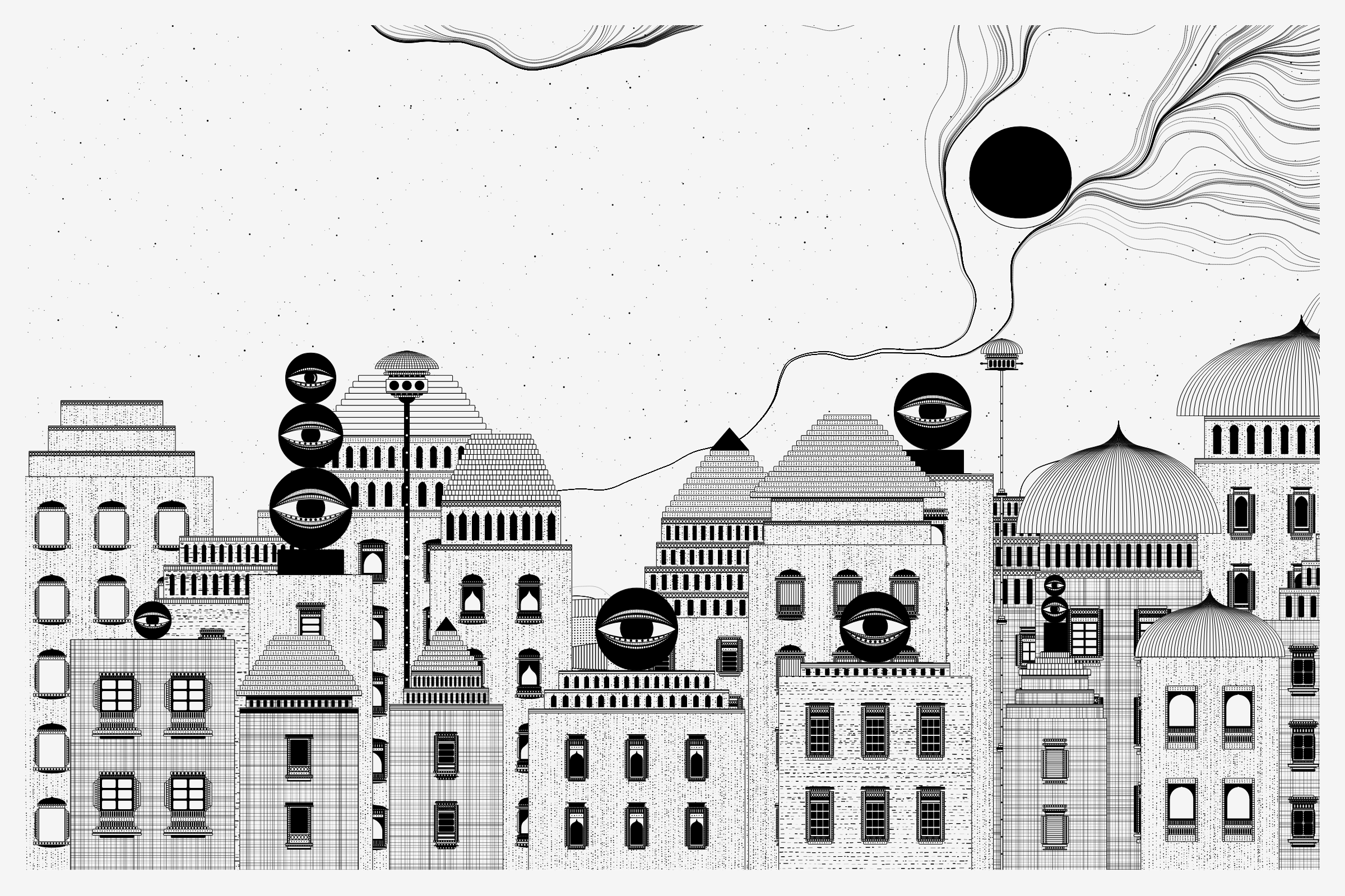 Art Blocks - Art Blocks v2 - Alan Ki Aankhen #450 - NFT # 333000450