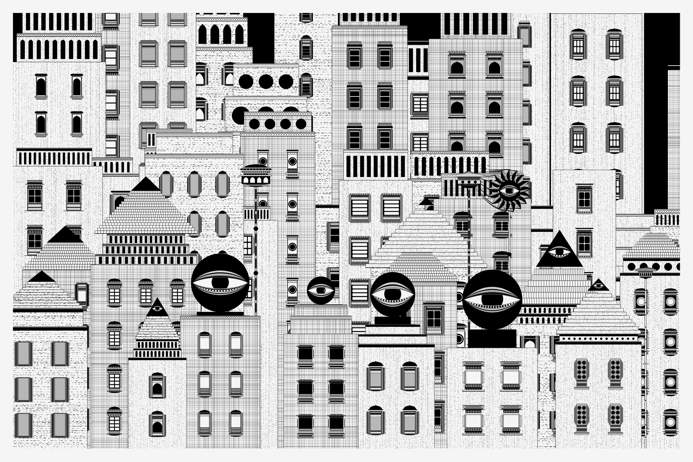 Art Blocks - Art Blocks v2 - Alan Ki Aankhen #454 - NFT # 333000454