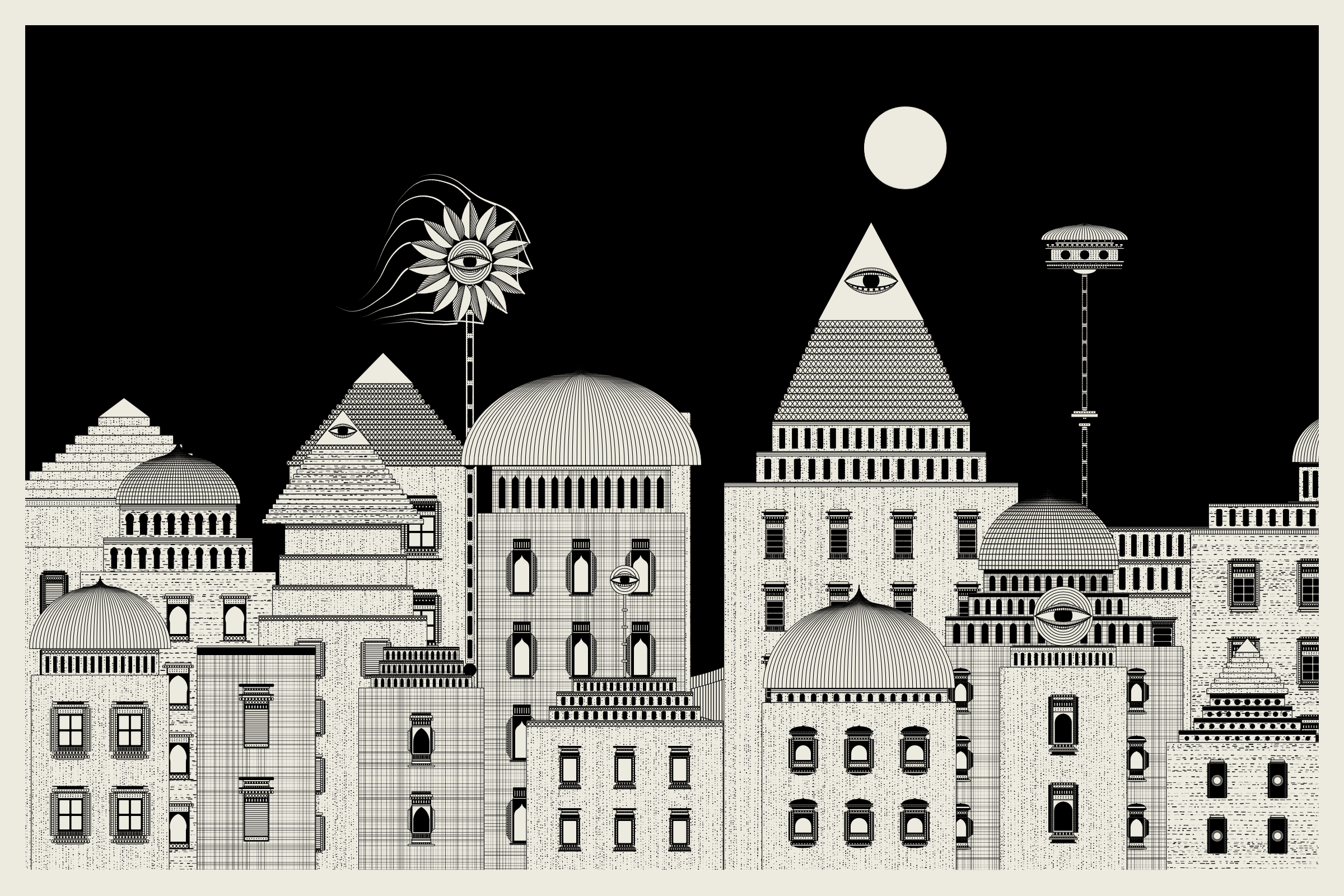 Art Blocks - Art Blocks v2 - Alan Ki Aankhen #455 - NFT # 333000455