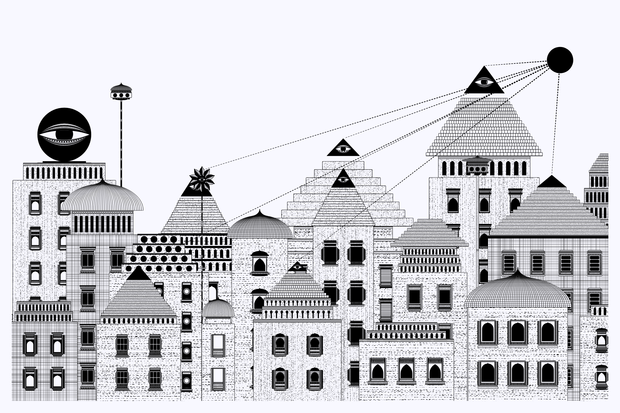 Art Blocks - Art Blocks v2 - Alan Ki Aankhen #457 - NFT # 333000457