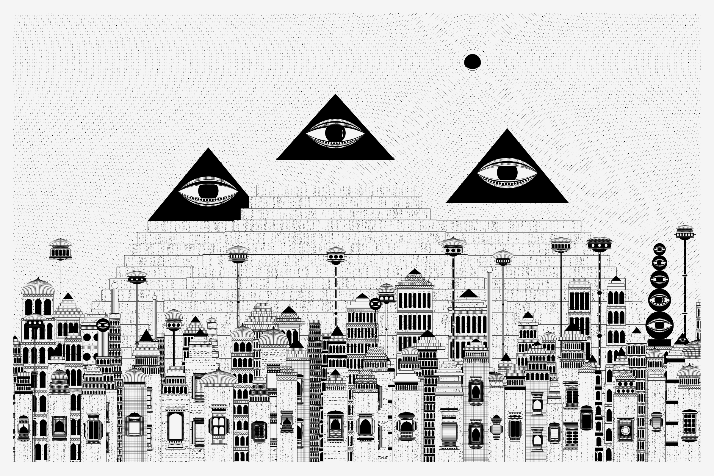 Art Blocks - Art Blocks v2 - Alan Ki Aankhen #459 - NFT # 333000459