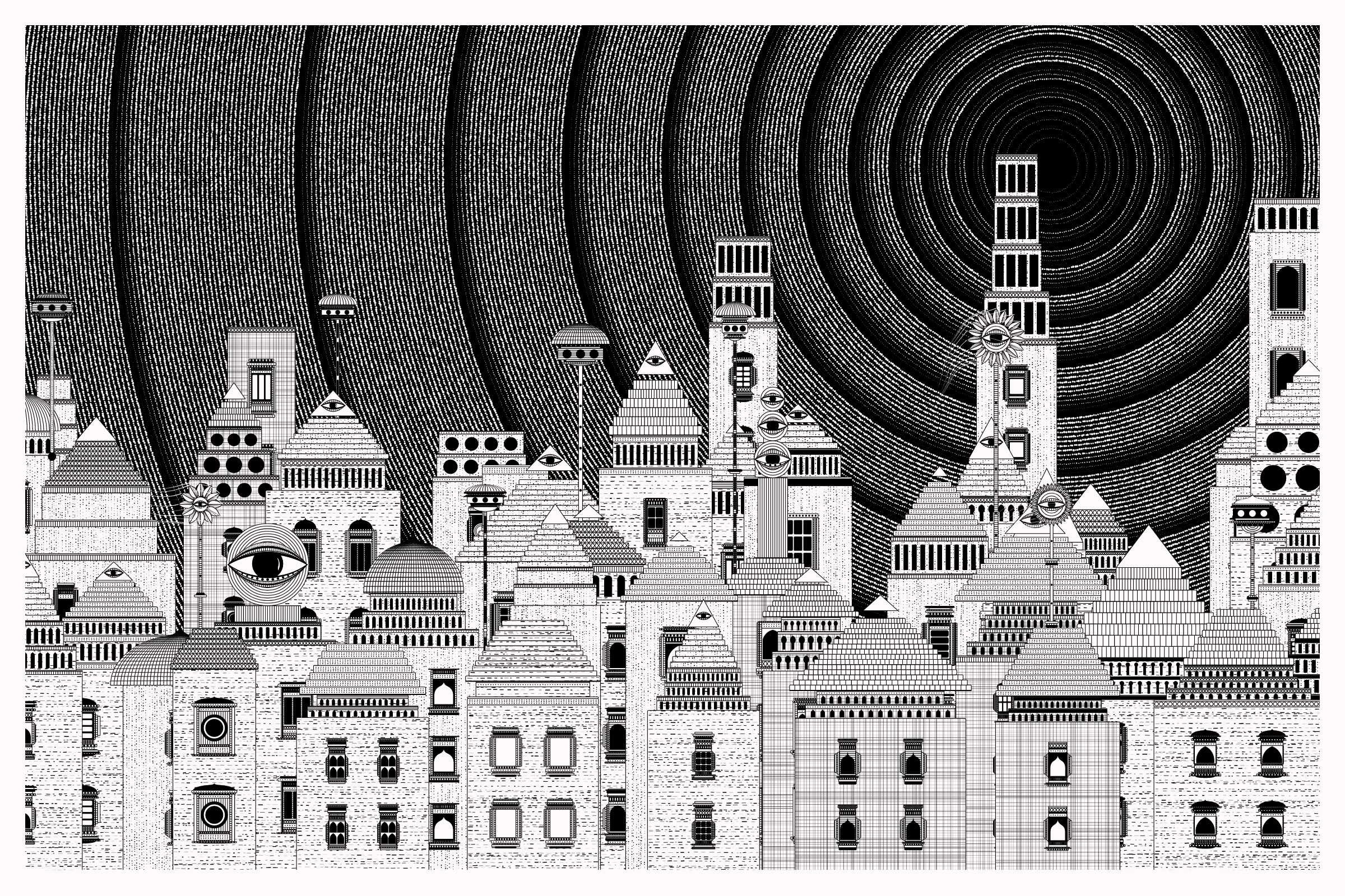 Art Blocks - Art Blocks v2 - Alan Ki Aankhen #460 - NFT # 333000460