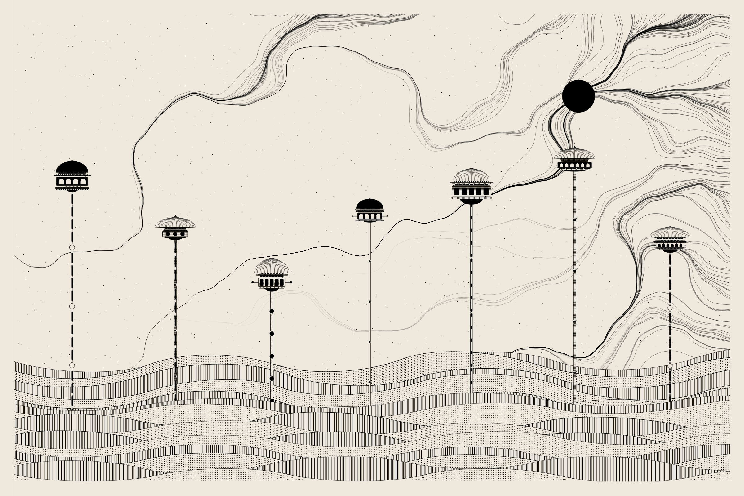 Art Blocks - Art Blocks v2 - Alan Ki Aankhen #463 - NFT # 333000463