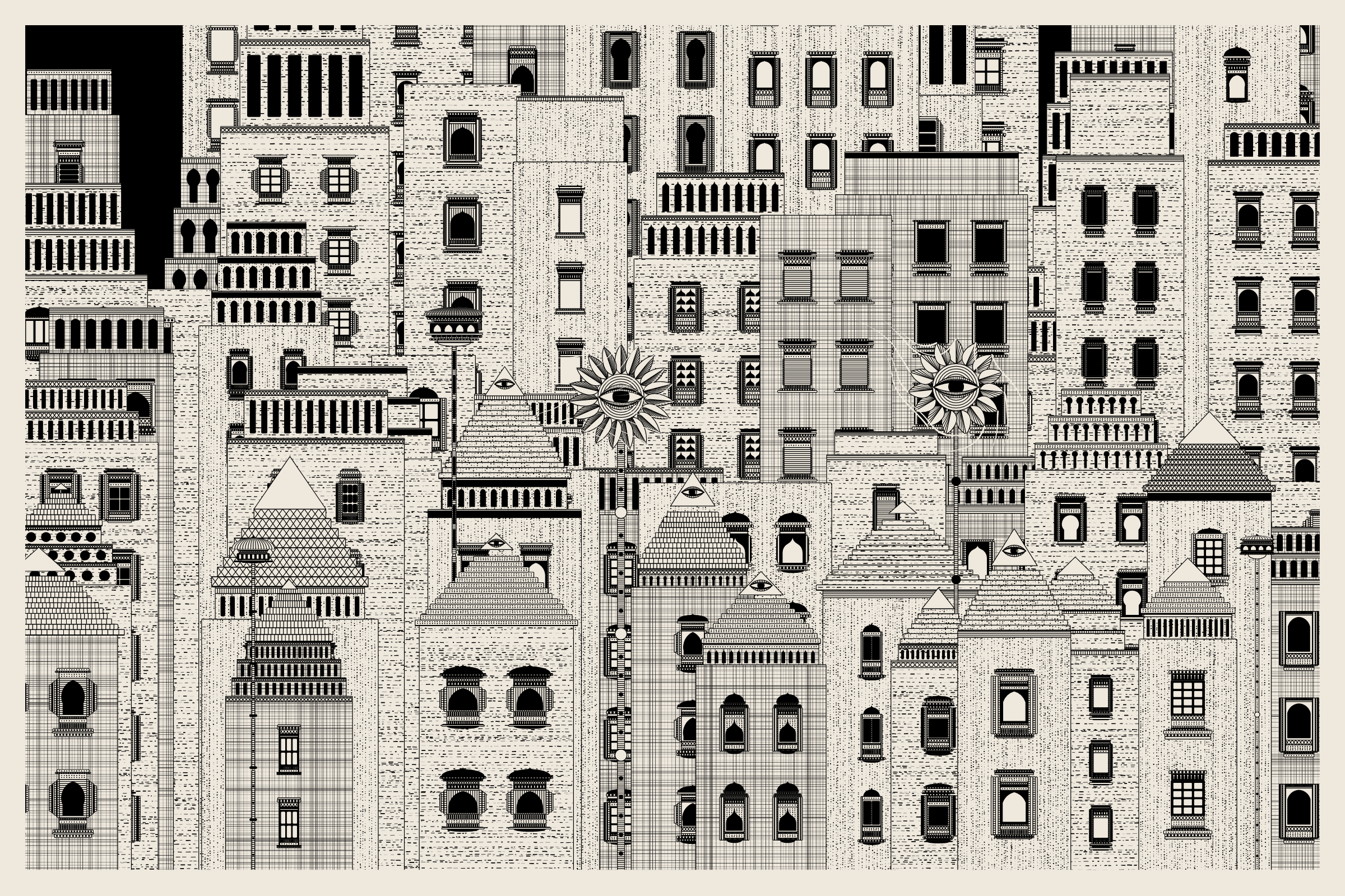 Art Blocks - Art Blocks v2 - Alan Ki Aankhen #464 - NFT # 333000464