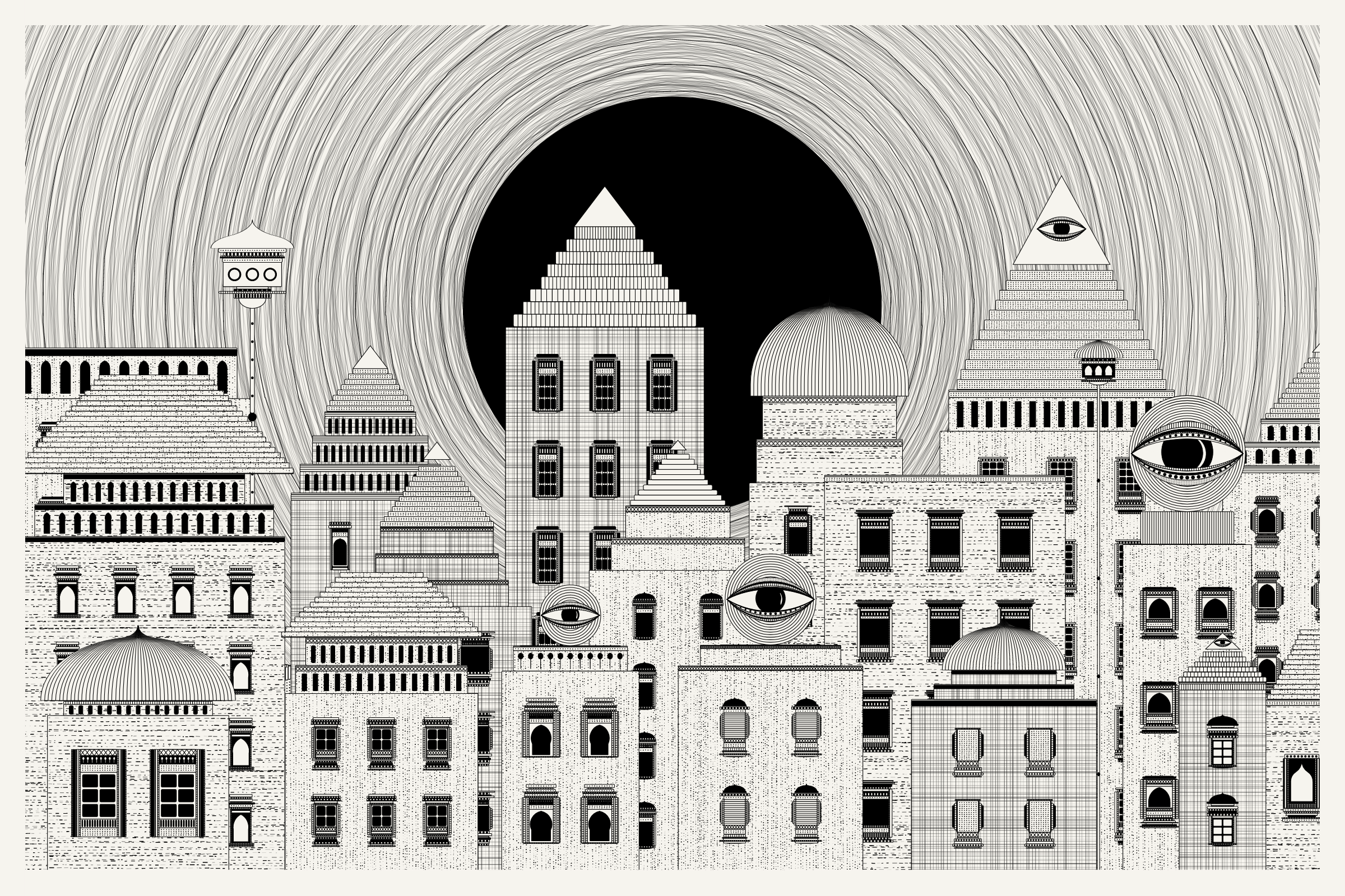 Art Blocks - Art Blocks v2 - Alan Ki Aankhen #465 - NFT # 333000465