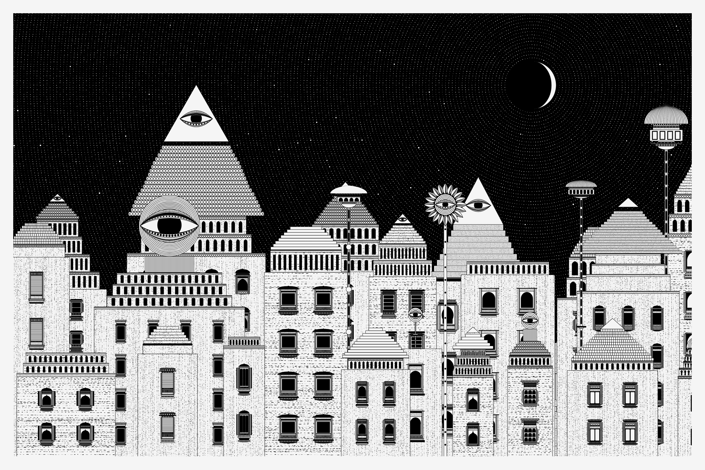 Art Blocks - Art Blocks v2 - Alan Ki Aankhen #466 - NFT # 333000466