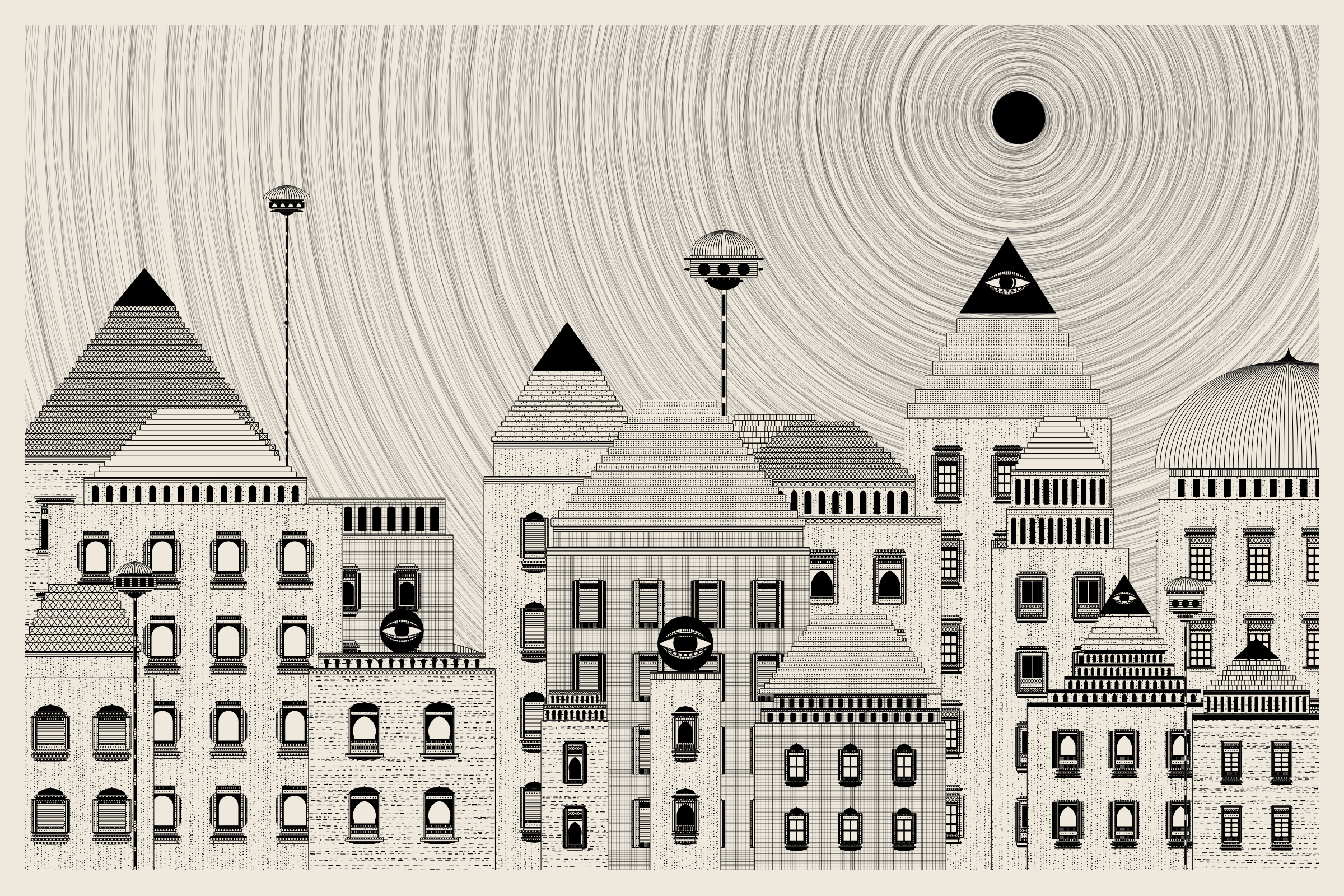 Art Blocks - Art Blocks v2 - Alan Ki Aankhen #468 - NFT # 333000468