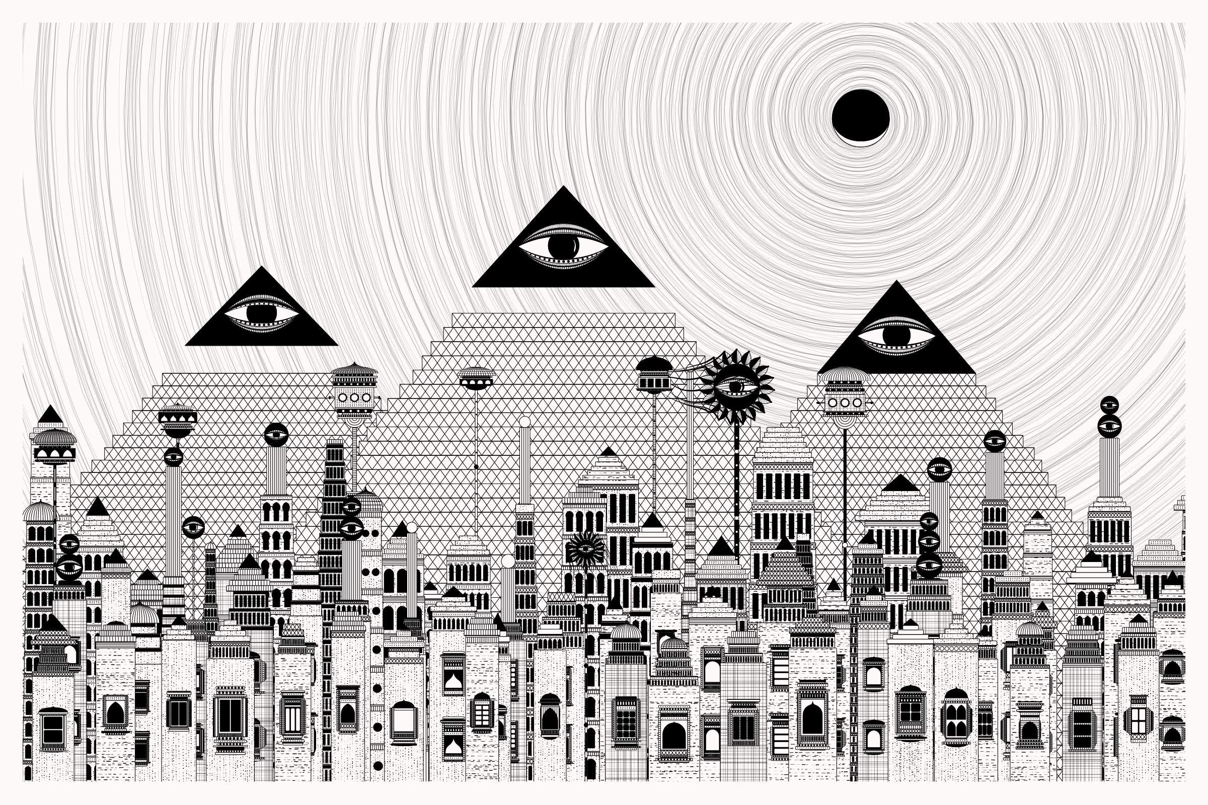 Art Blocks - Art Blocks v2 - Alan Ki Aankhen #479 - NFT # 333000479