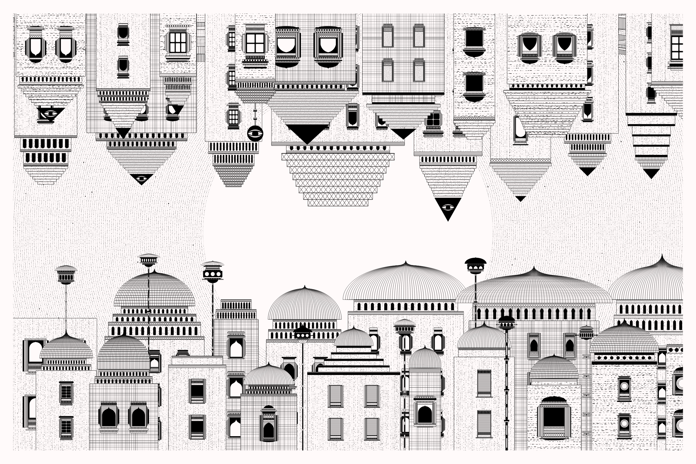 Art Blocks - Art Blocks v2 - Alan Ki Aankhen #482 - NFT # 333000482