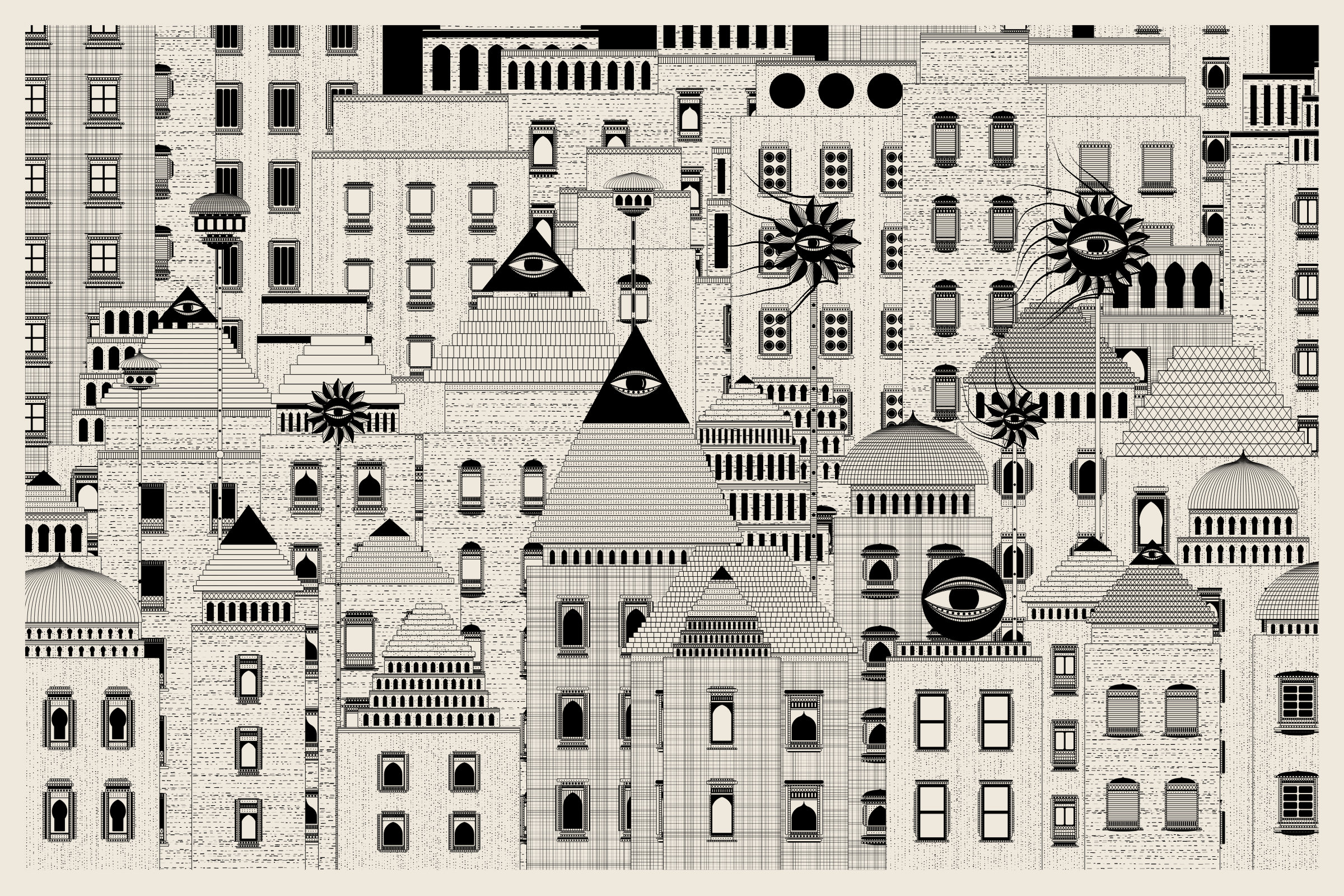 Art Blocks - Art Blocks v2 - Alan Ki Aankhen #489 - NFT # 333000489