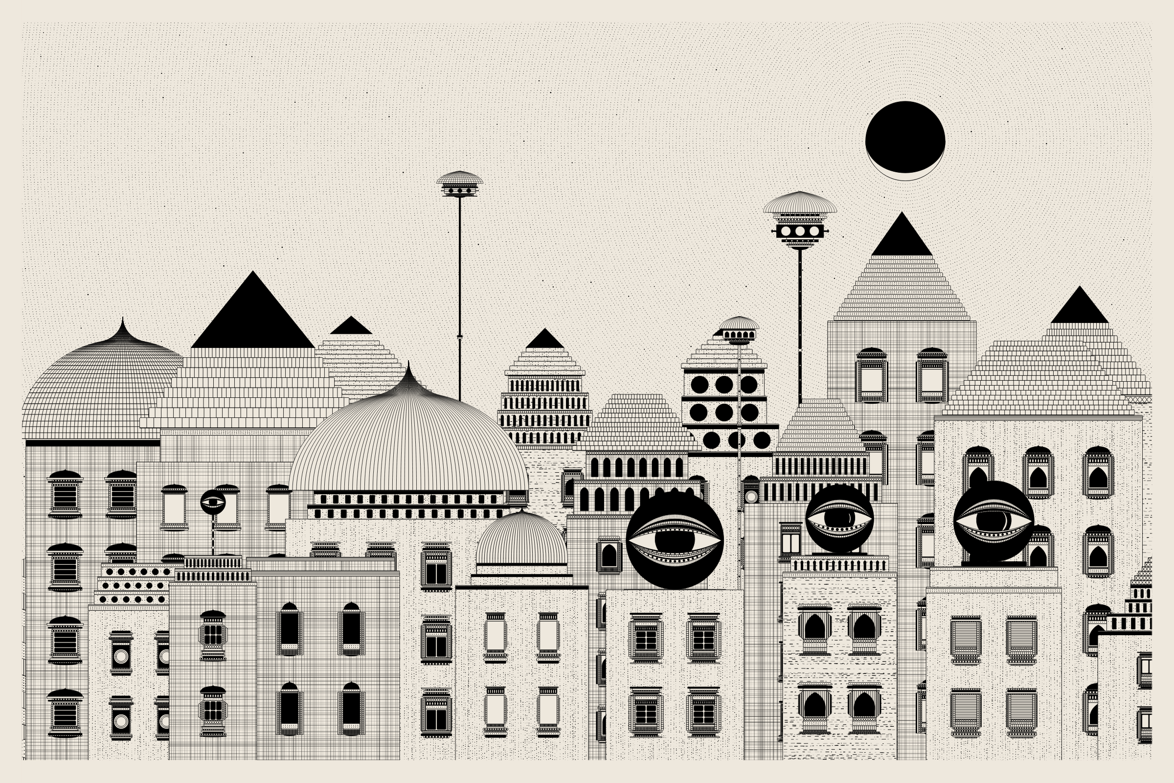 Art Blocks - Art Blocks v2 - Alan Ki Aankhen #490 - NFT # 333000490