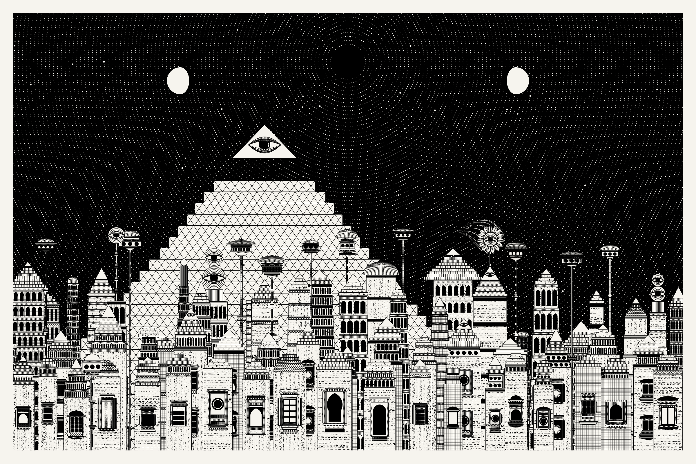 Art Blocks - Art Blocks v2 - Alan Ki Aankhen #496 - NFT # 333000496