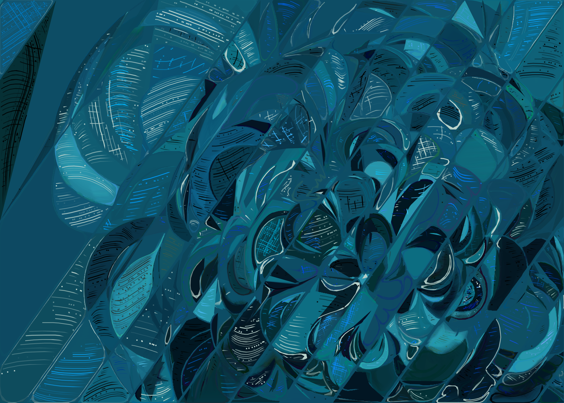 Art Blocks - Art Blocks v2 - Running Moon #5 - NFT # 334000005